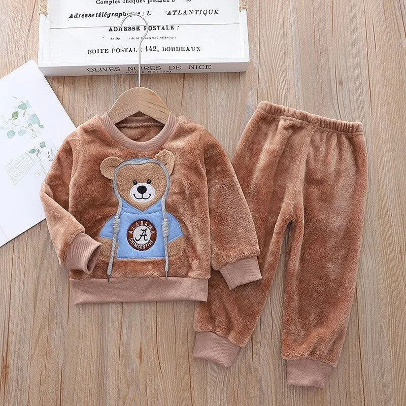 Cozy Winter Kids Pajamas | Top & Pants Set