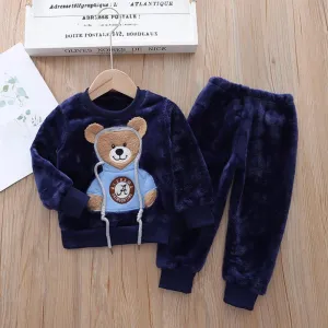 Cozy Winter Kids Pajamas | Top & Pants Set