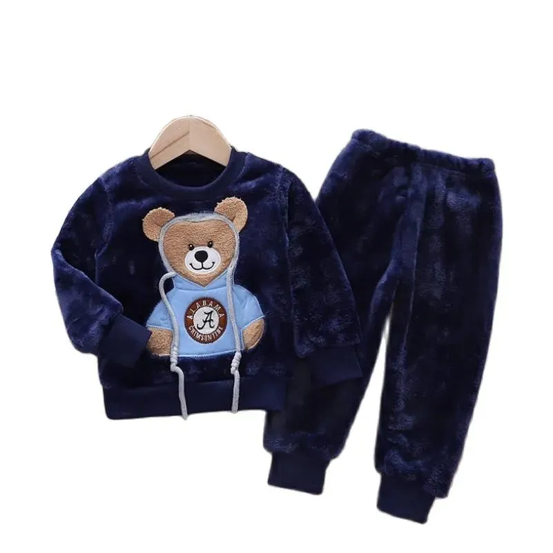 Cozy Winter Kids Pajamas | Top & Pants Set