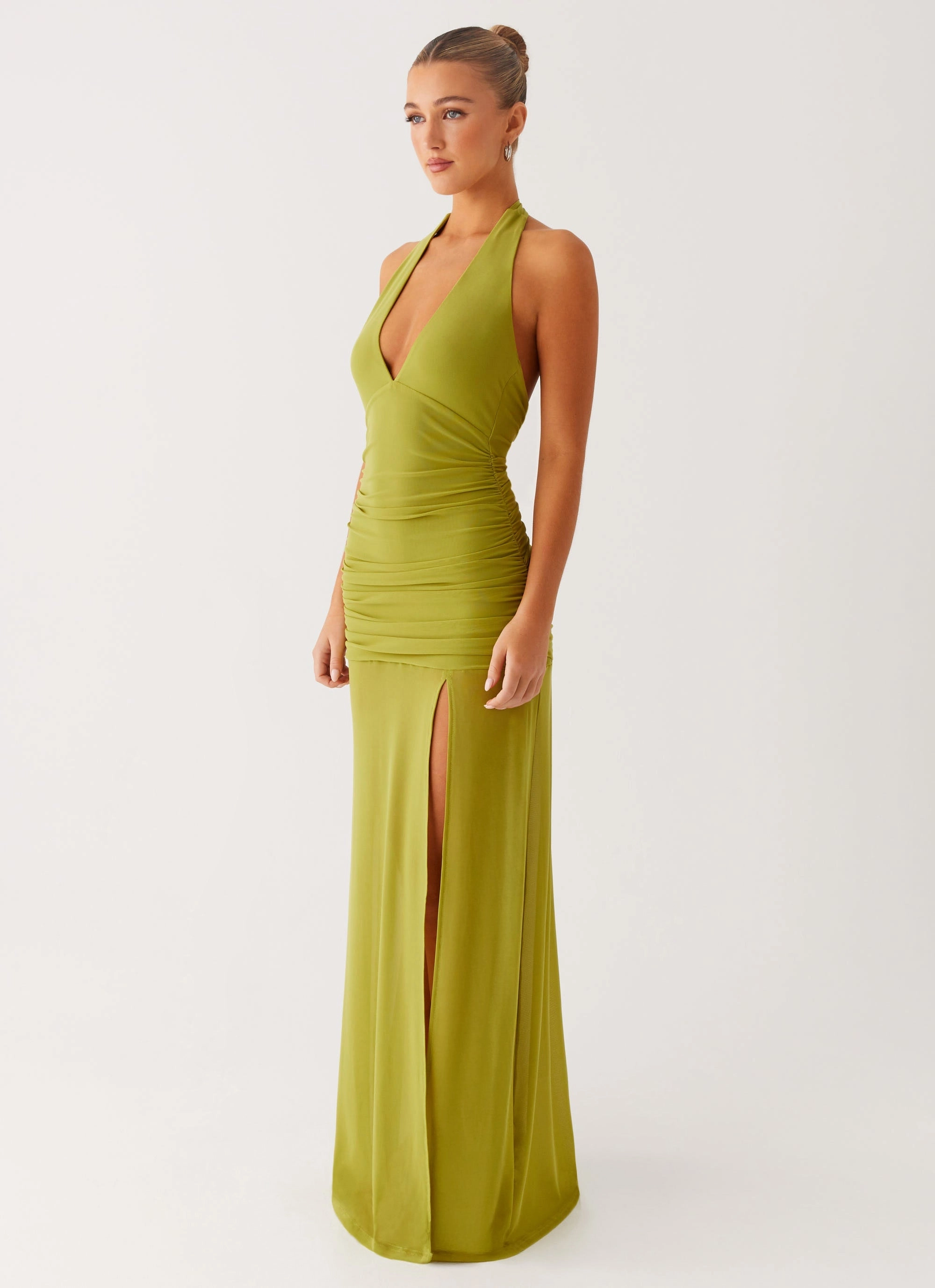 Island Muse Dress - Lime Comfortable casual dress Versatile Layers