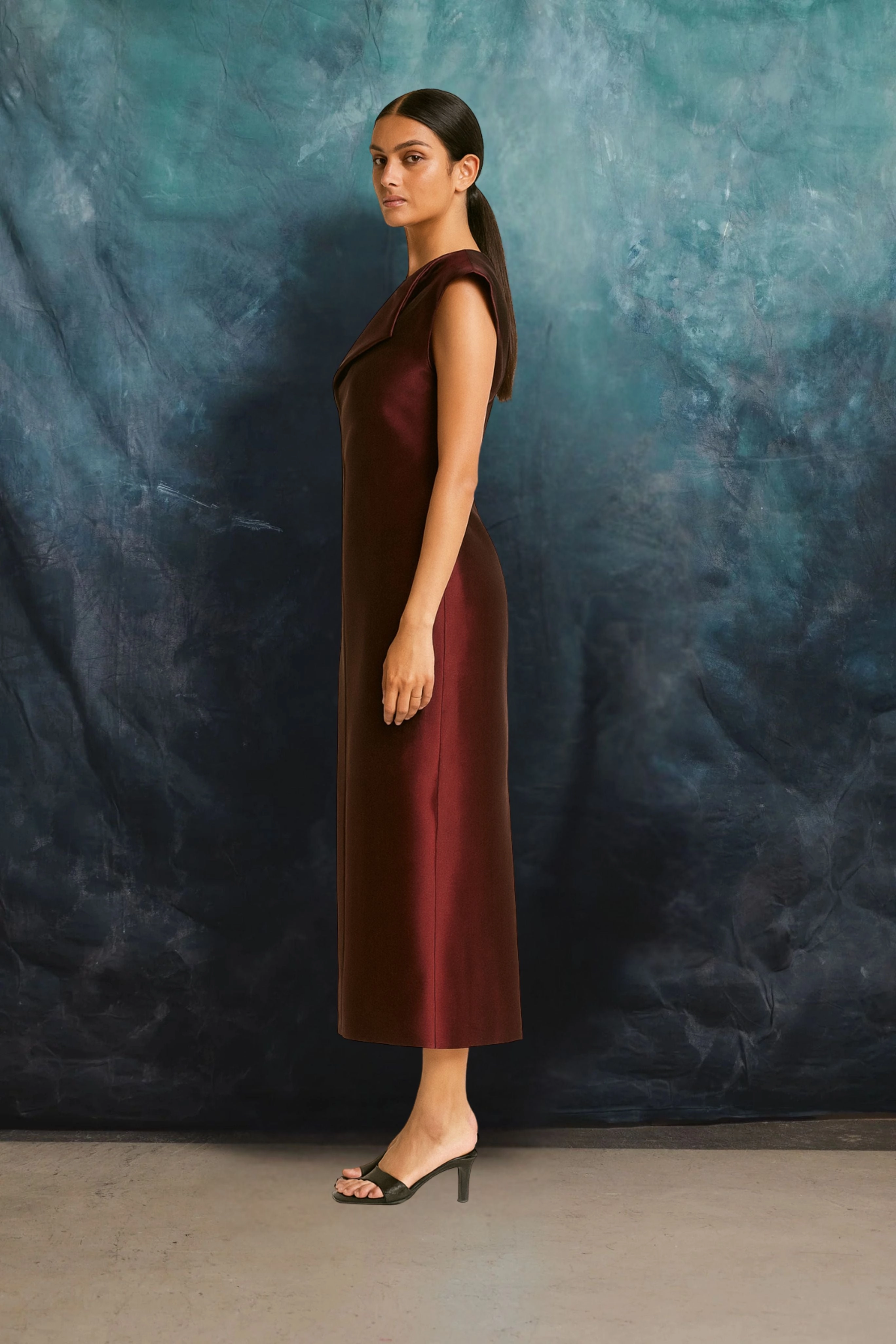 Peel Sheath Dress Neutral Aesthetic