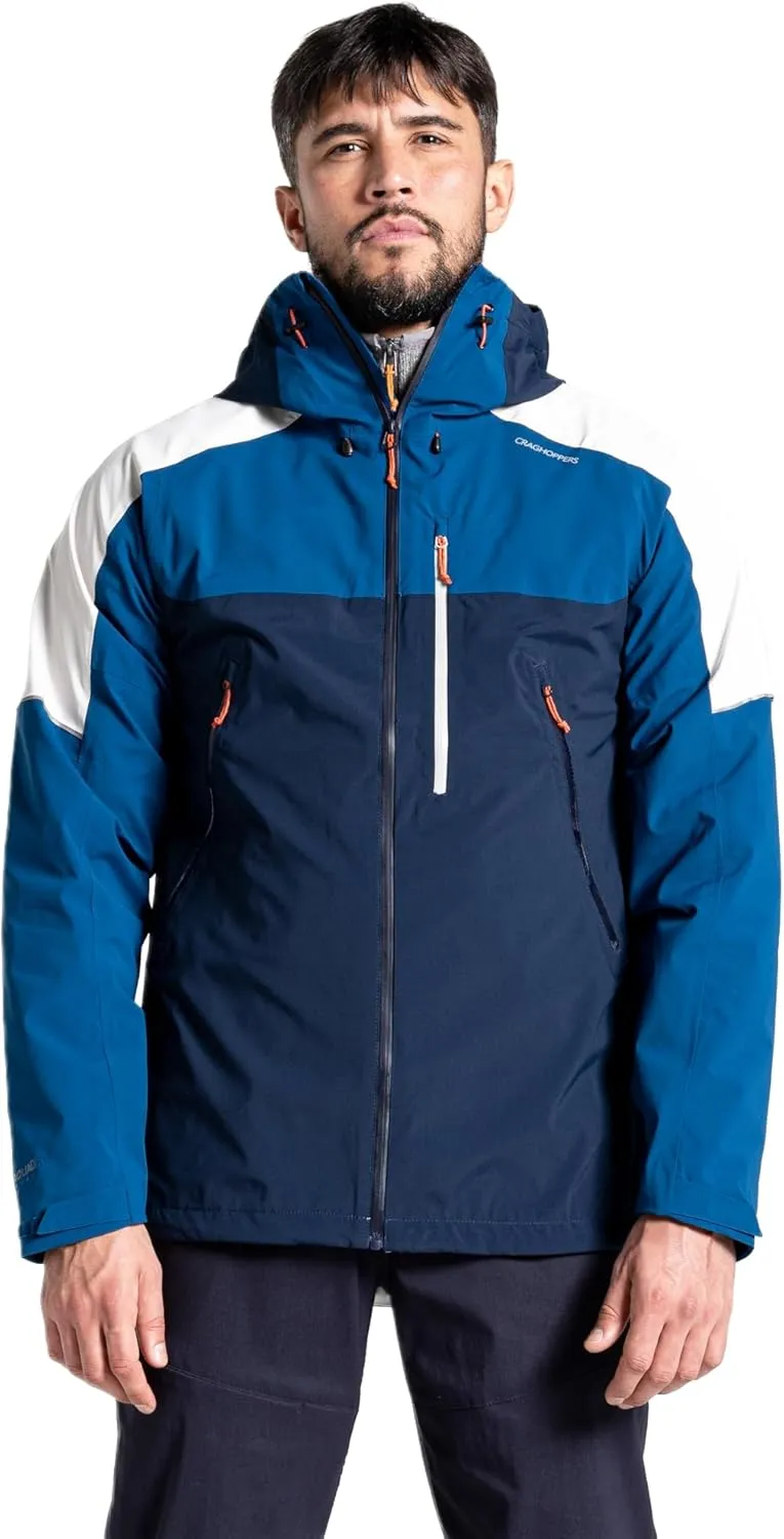 Craghoppers Mens Dynamic Waterproof-Breathable Rain Jacket