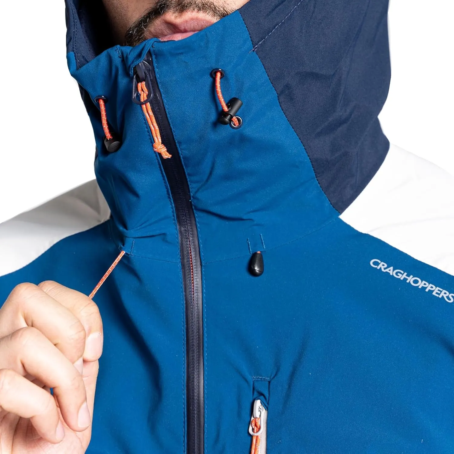 Craghoppers Mens Dynamic Waterproof-Breathable Rain Jacket
