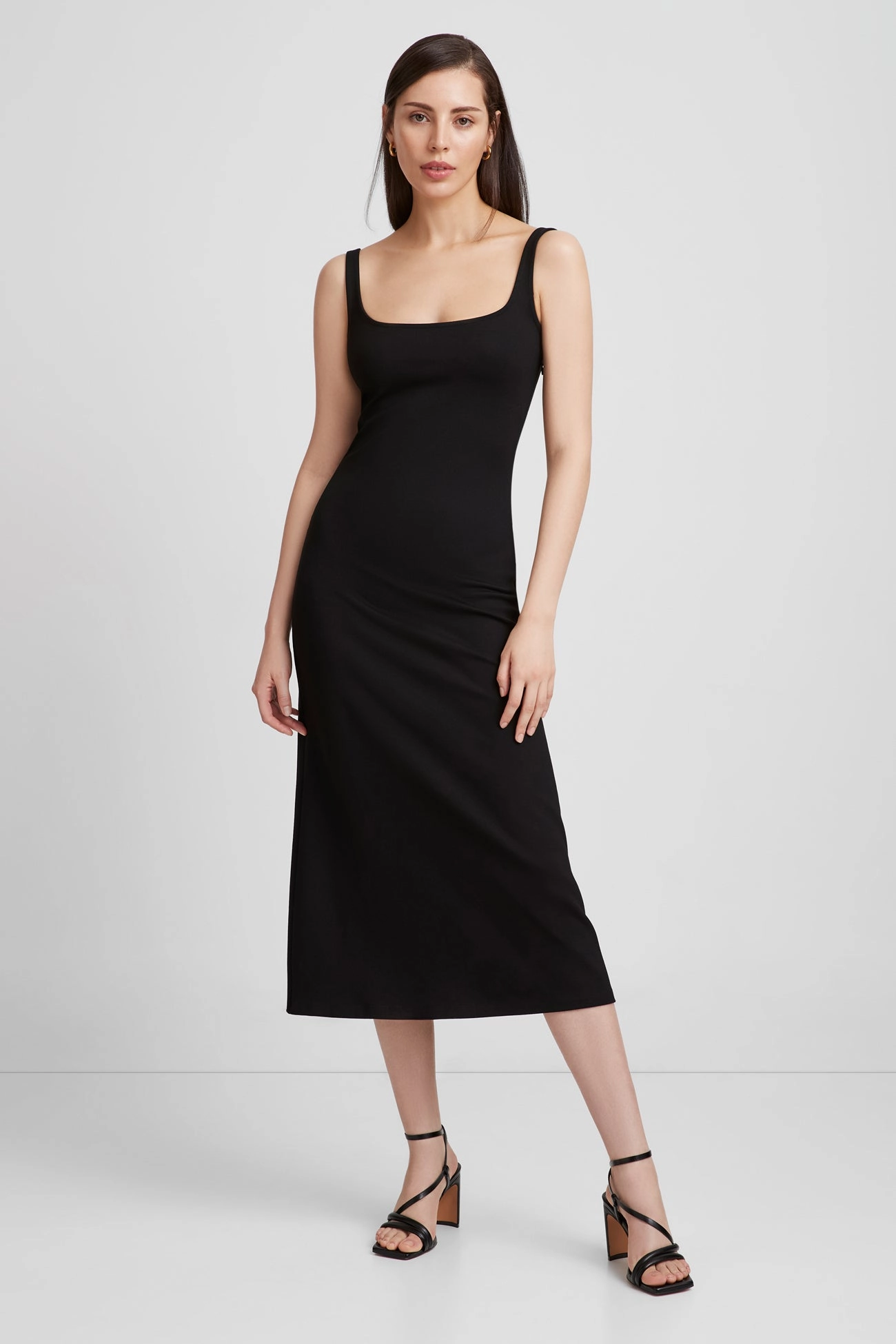 Crawford Dress Soft touch finish Rolled Hem Detailing
