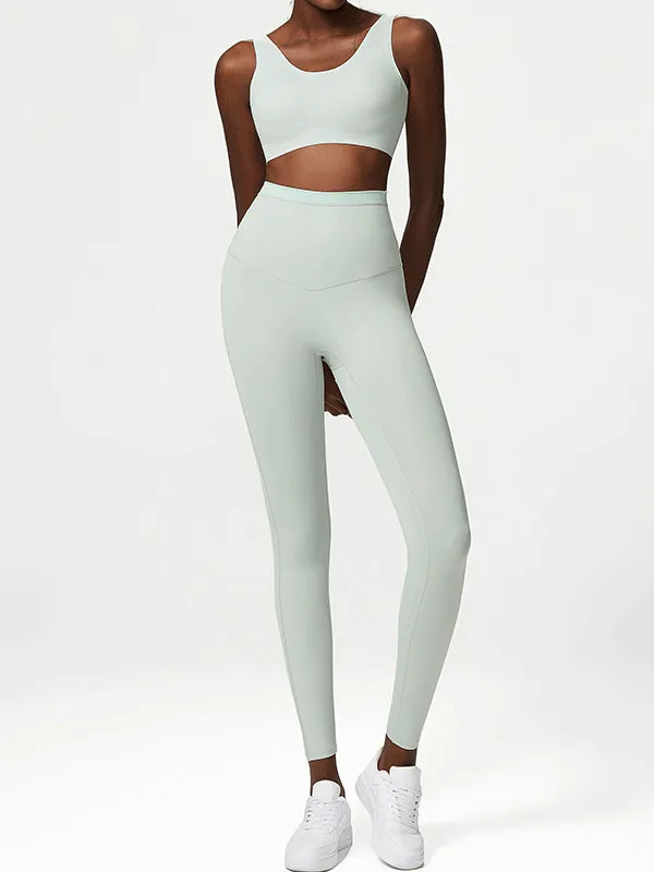 Crew Neck Bra & Long Leggings