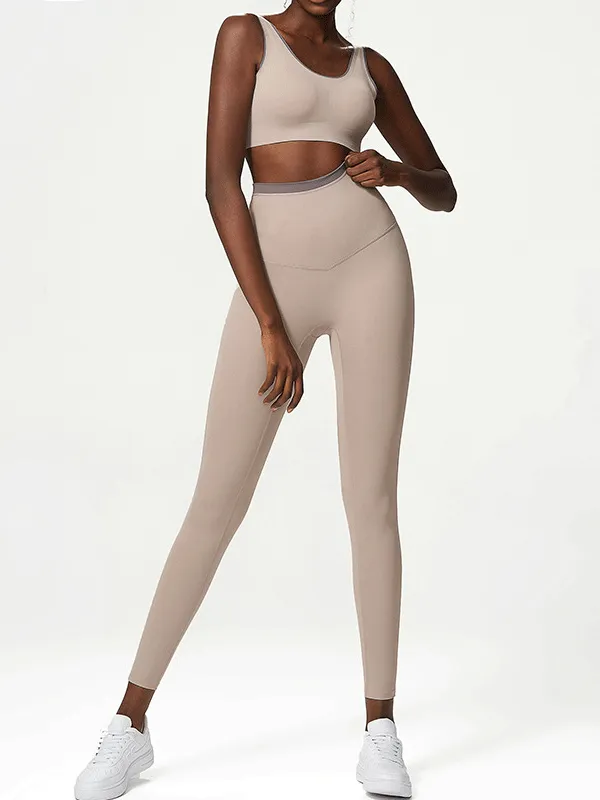 Crew Neck Bra & Long Leggings