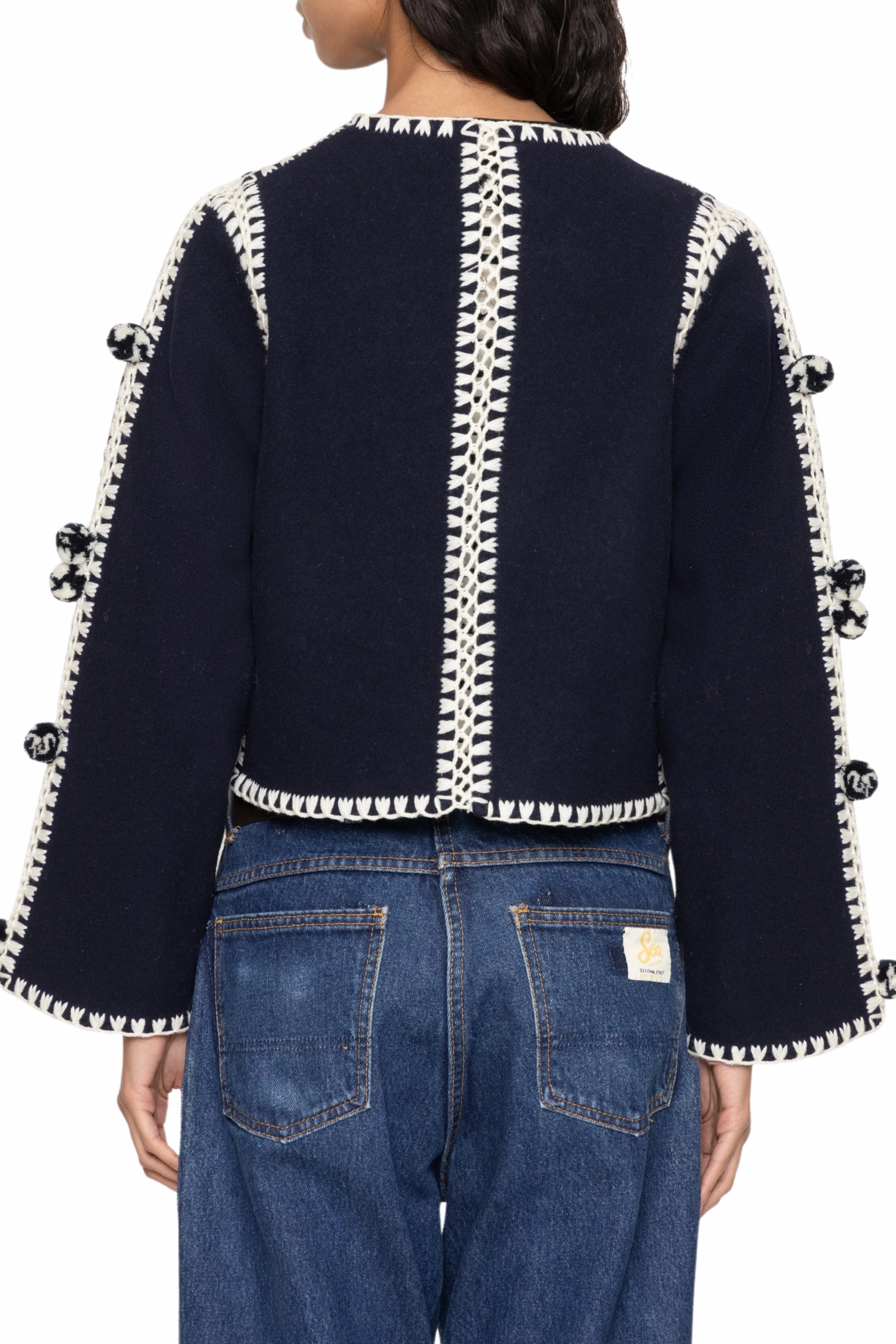 Addison Pom Pom Jacket MultiPocketStyle