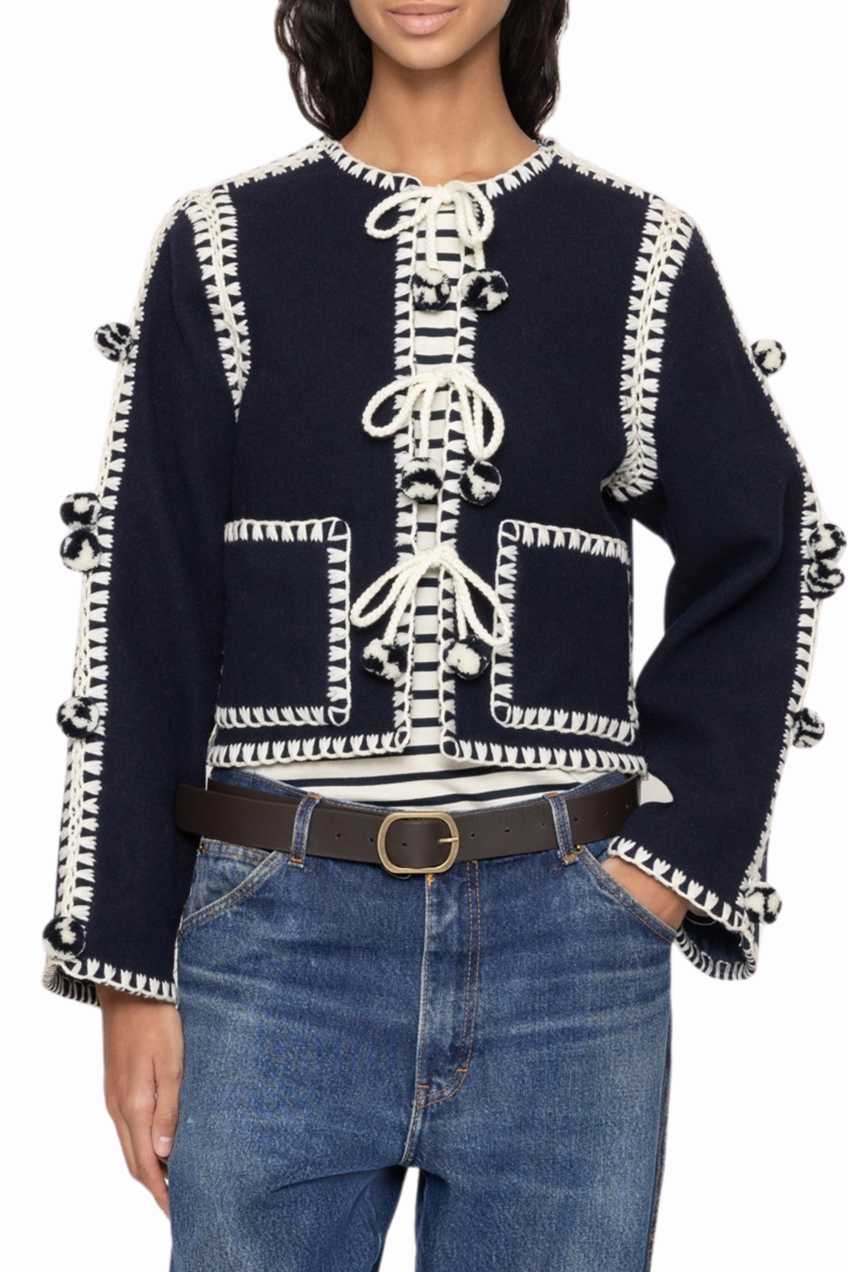 Abrasion Resistant Shell Rugged Outdoor Optimized Addison Pom Pom Jacket