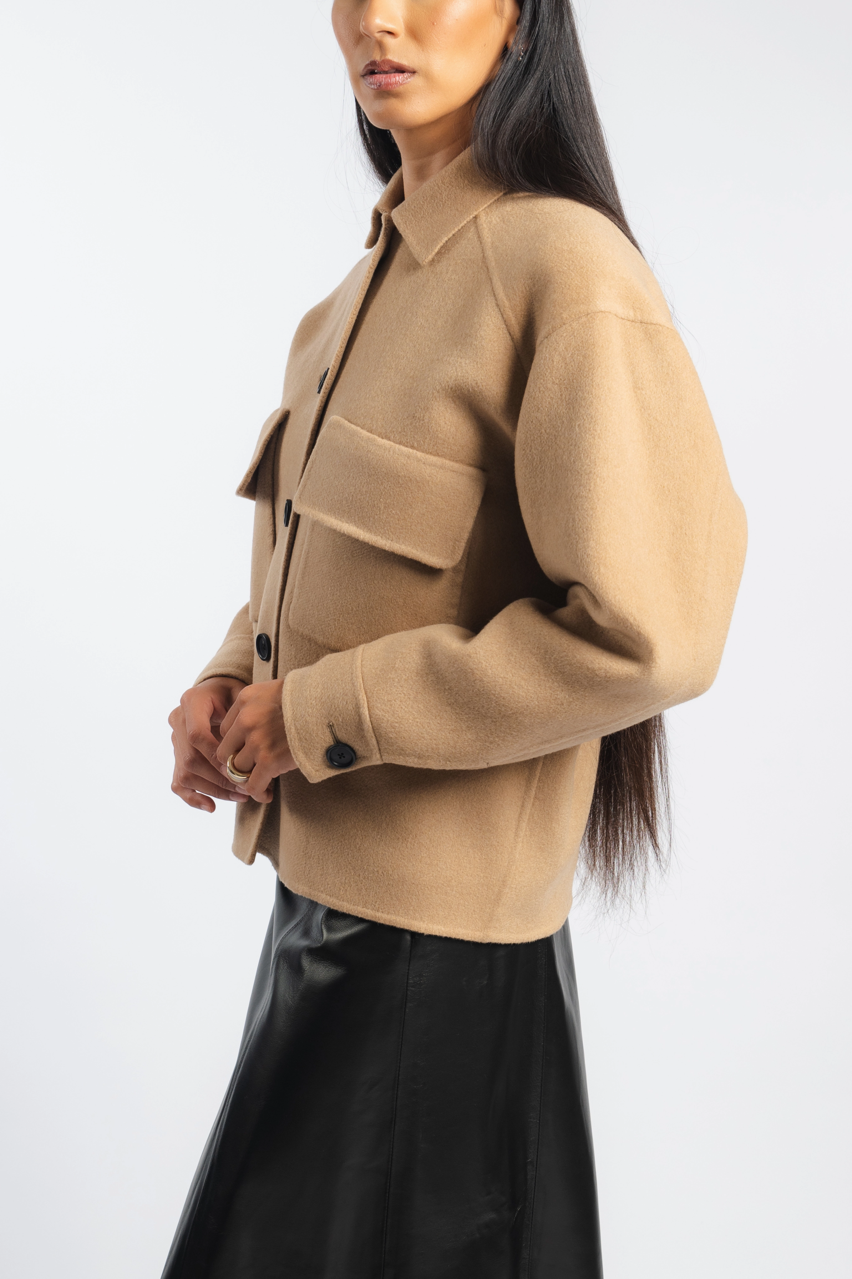 Cropped DF Jacket High Collar Options