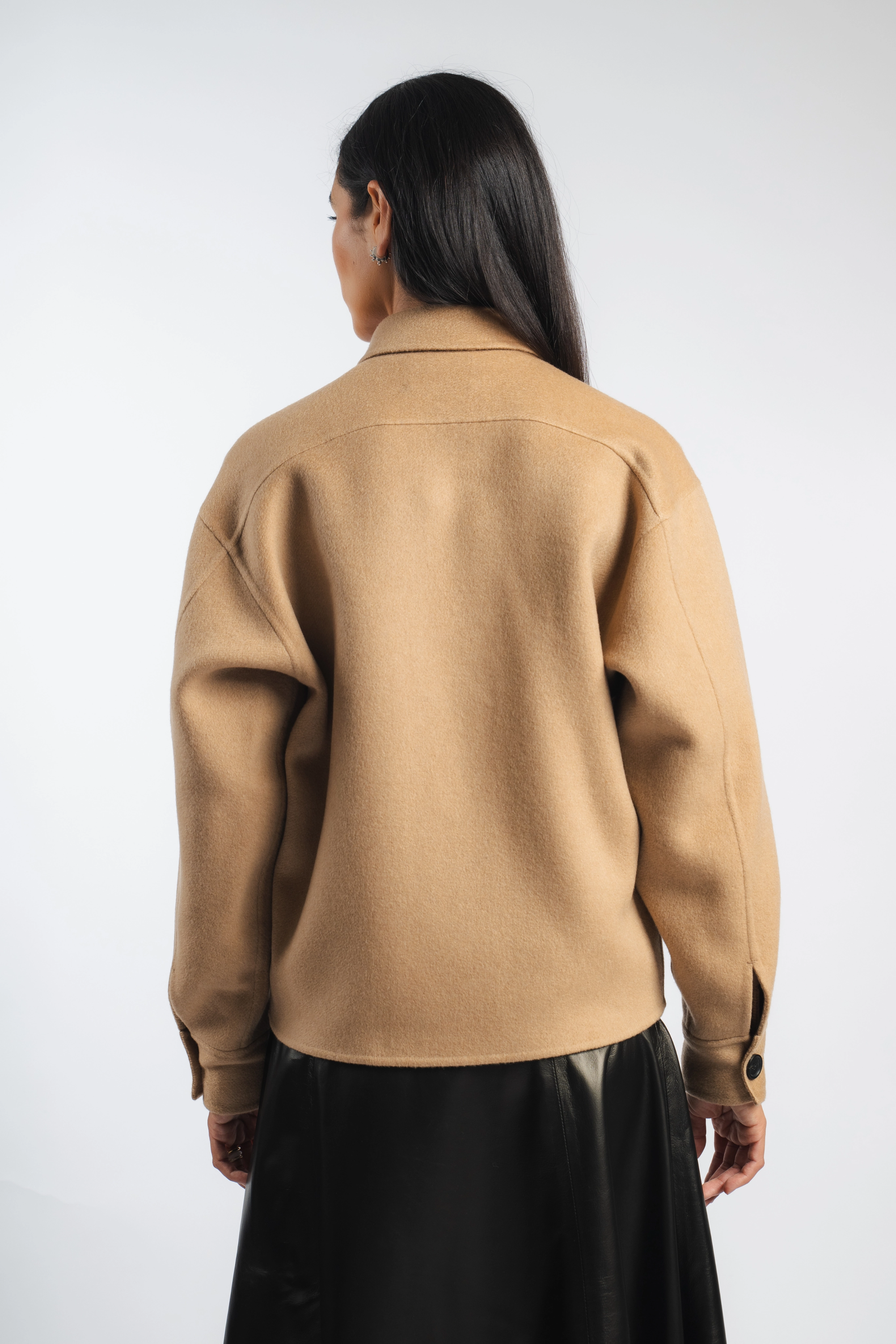 Wind Resistant Coating Reinforced Elbows Cropped DF Jacket