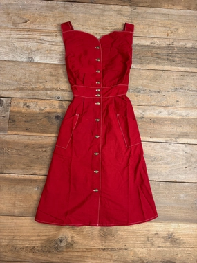 Chic Look Sleek Tailoring Sheet Dress in One of a Kind in Large