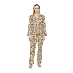 Customizable Satin Luxe Pajama Set - Personal Touch for Women