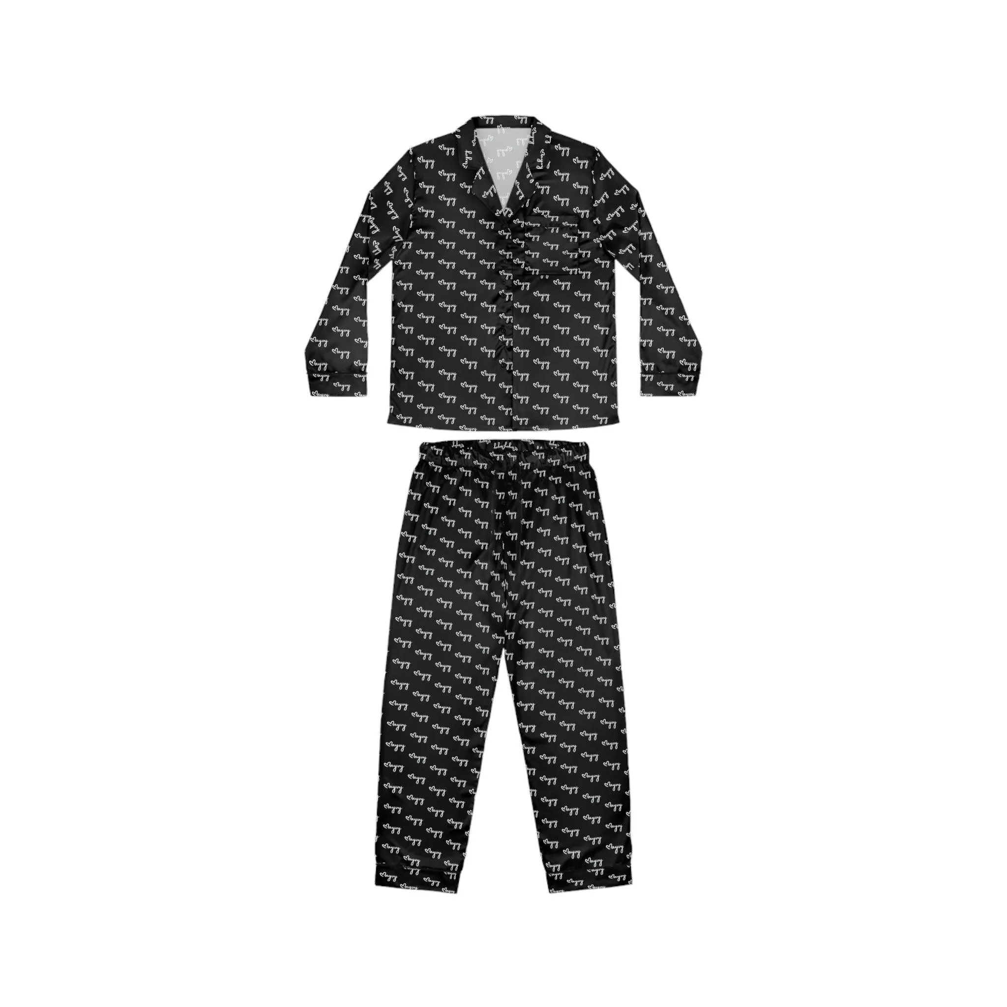 Customized Satin Sleepwear Ensemble for Women