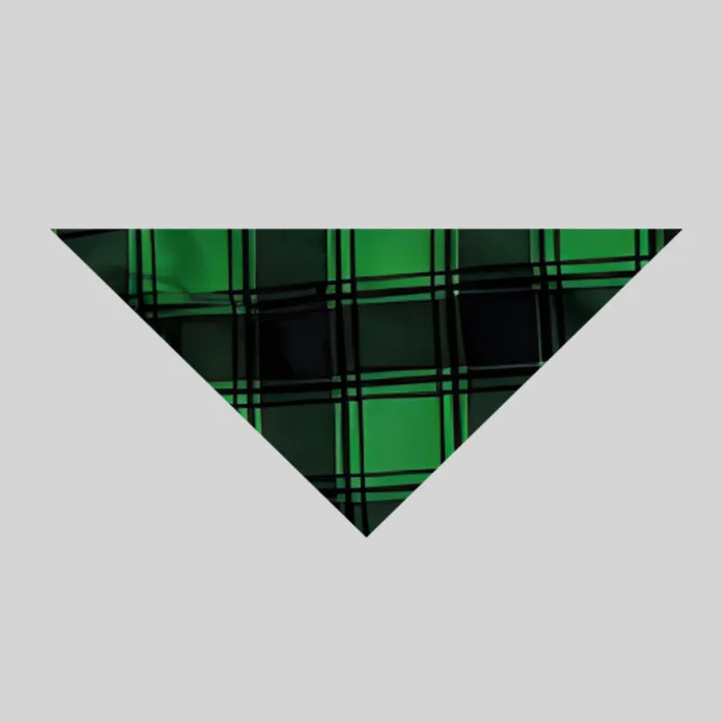 Cute Cartoon Pattern and Slogan Text Printed Black and Green Plaid Christmas Matching Pajamas