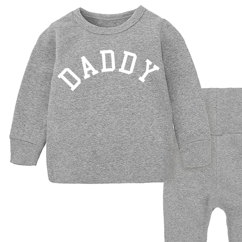 Daddy & Daddy's Boy London Lounge Set Heather Grey (MRK X)
