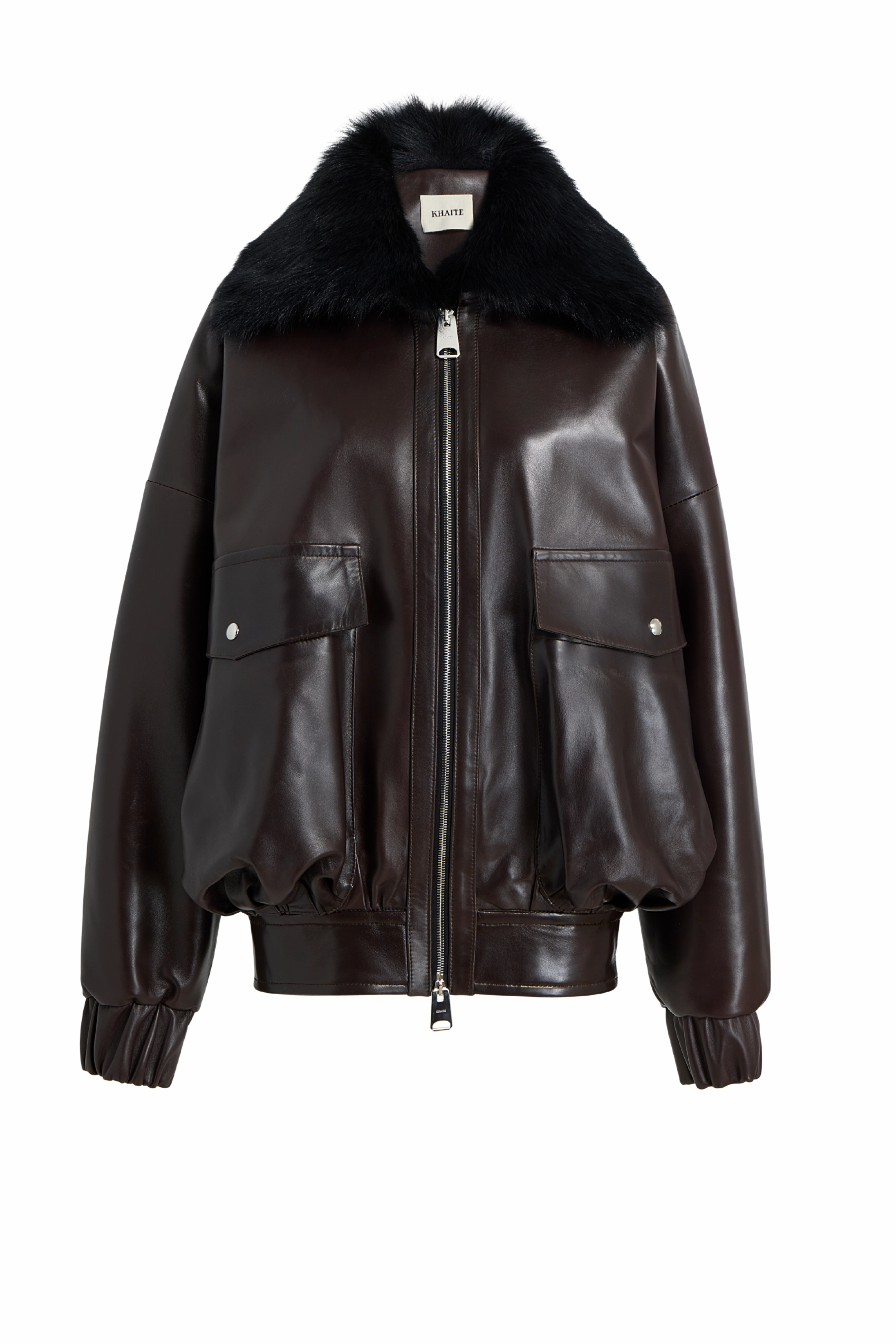 Daemon Jacket with Shearling Collar Checkered Style Minimal Travel Look