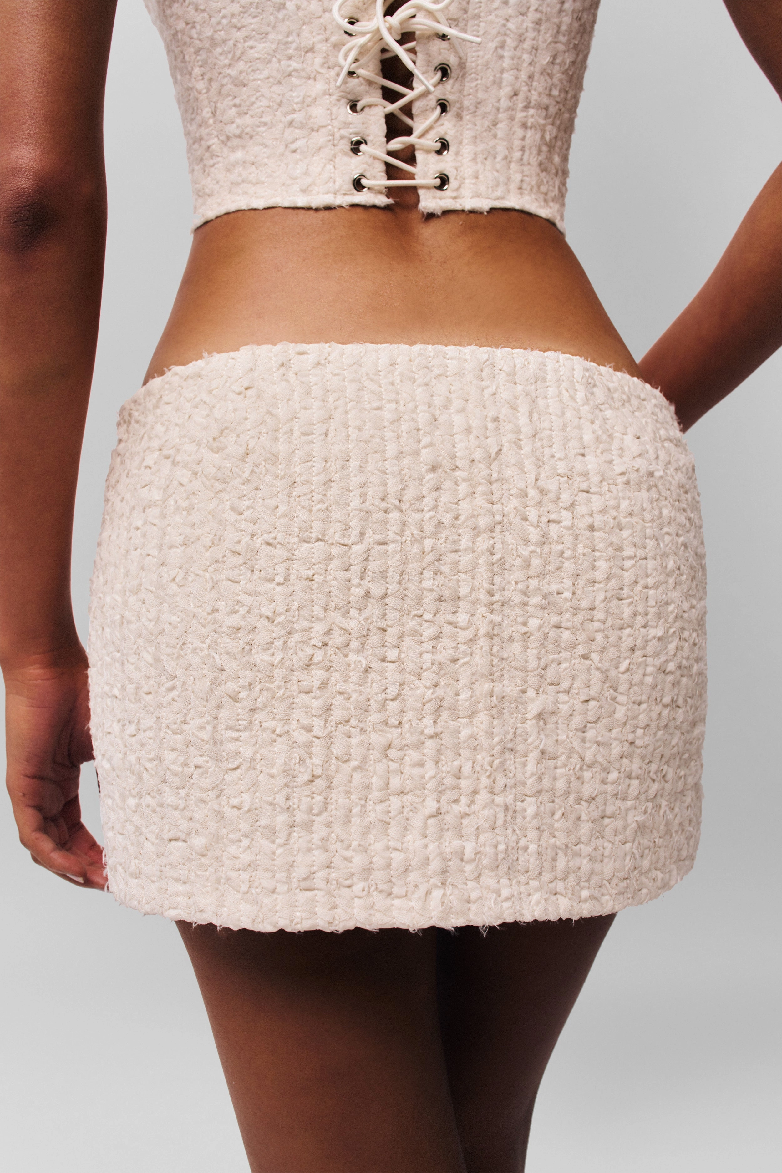 Cultural Event Chamonix Chiffon Mini Skirt