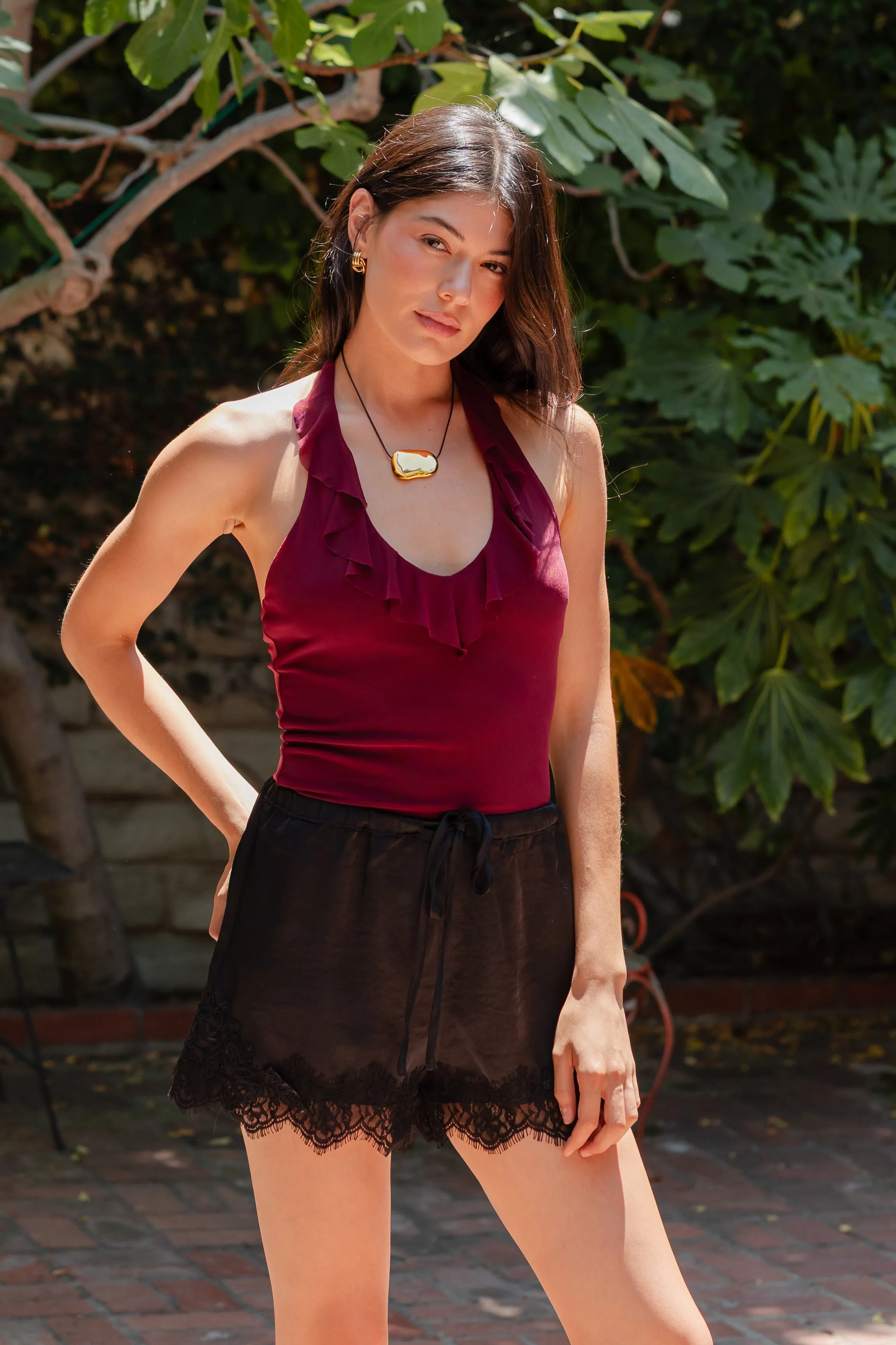 Airflow Vents Dana Ruffle Halter
