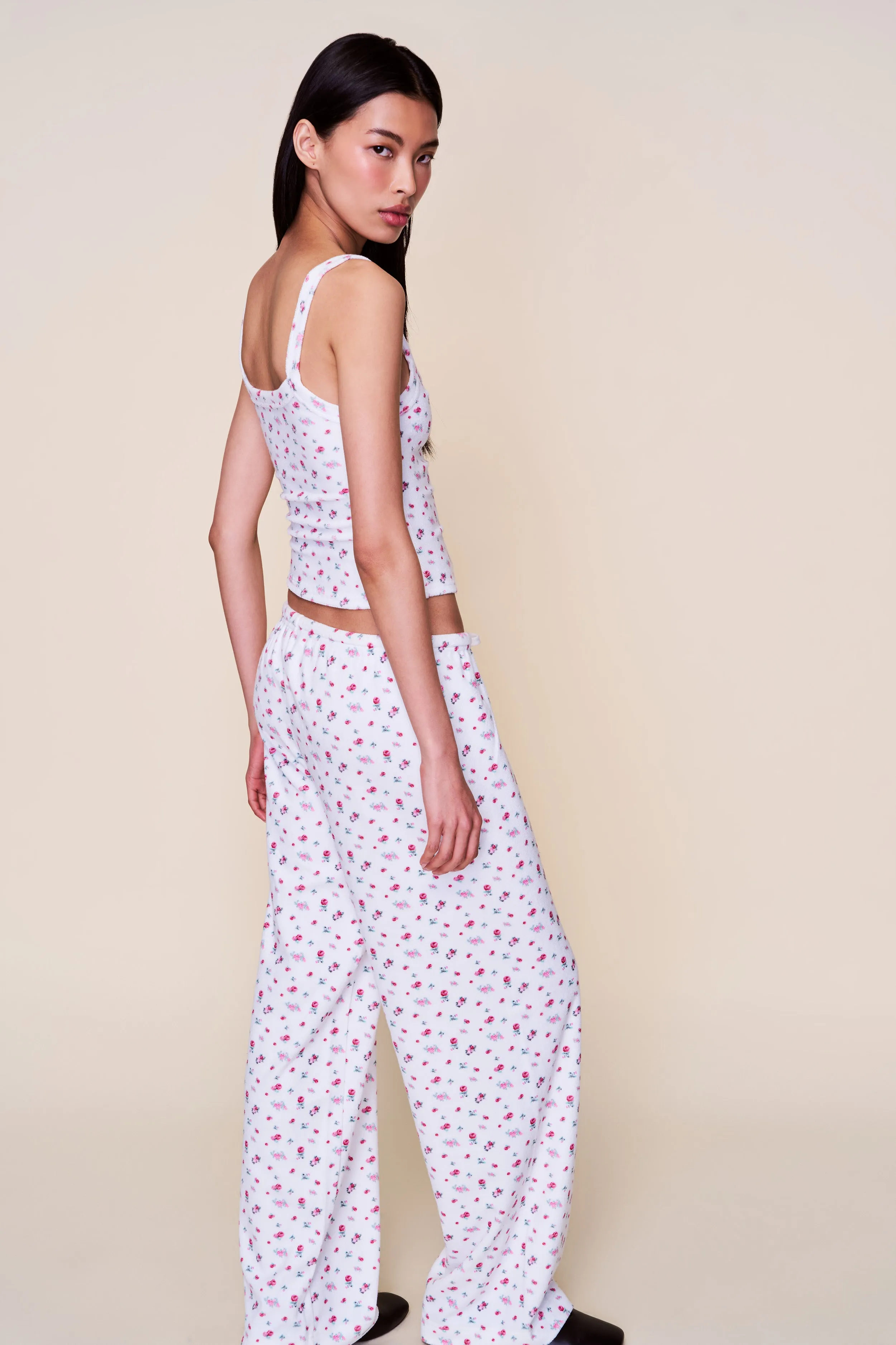 Dani Terry Pant Reflective Trim Built-in shorts