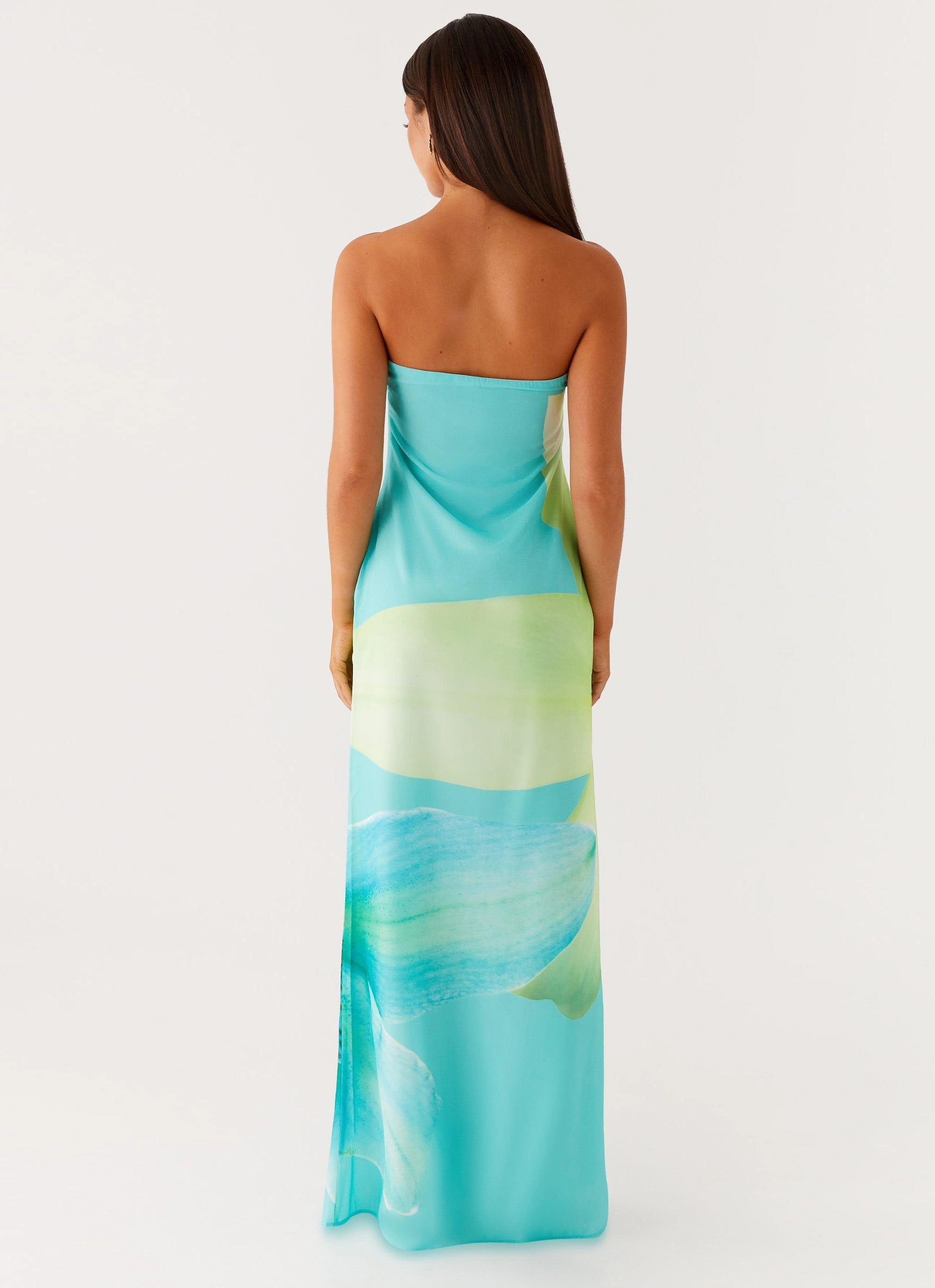 Air Comfort Formal Aura Darcy Maxi Dress - Turquoise Floral