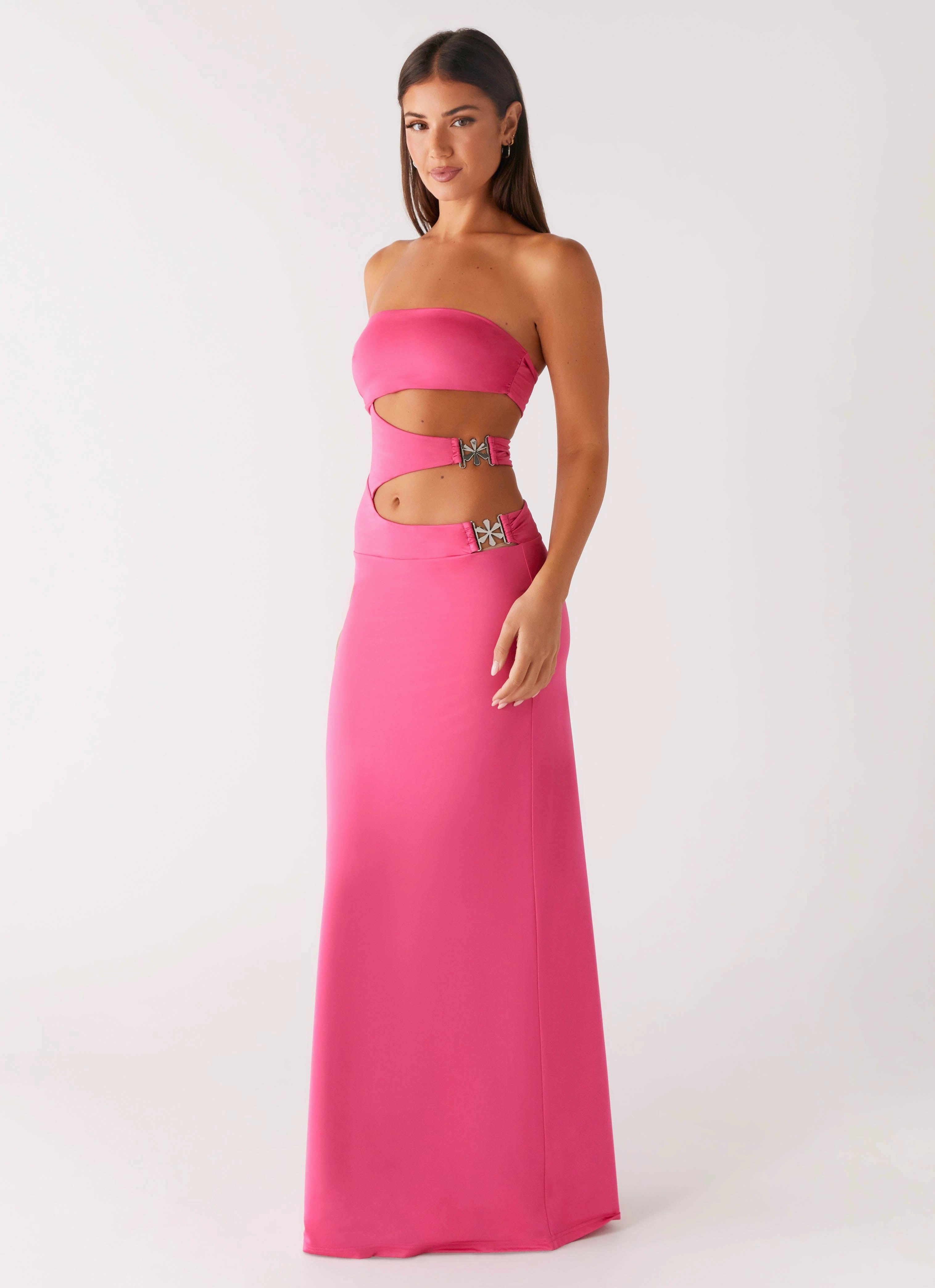 Modern-style Breezy Style Montego Maxi Dress - Pink