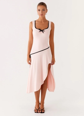 Casual Fit Darlene Midi Dress - Pink