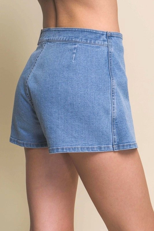 Polished Look Everyday Fashion Darlin Denim Skort