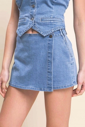 Core Style Darlin Denim Skort