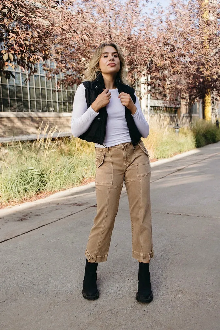 Little Sahara Cargo Jeans Sleek Comfort clean look
