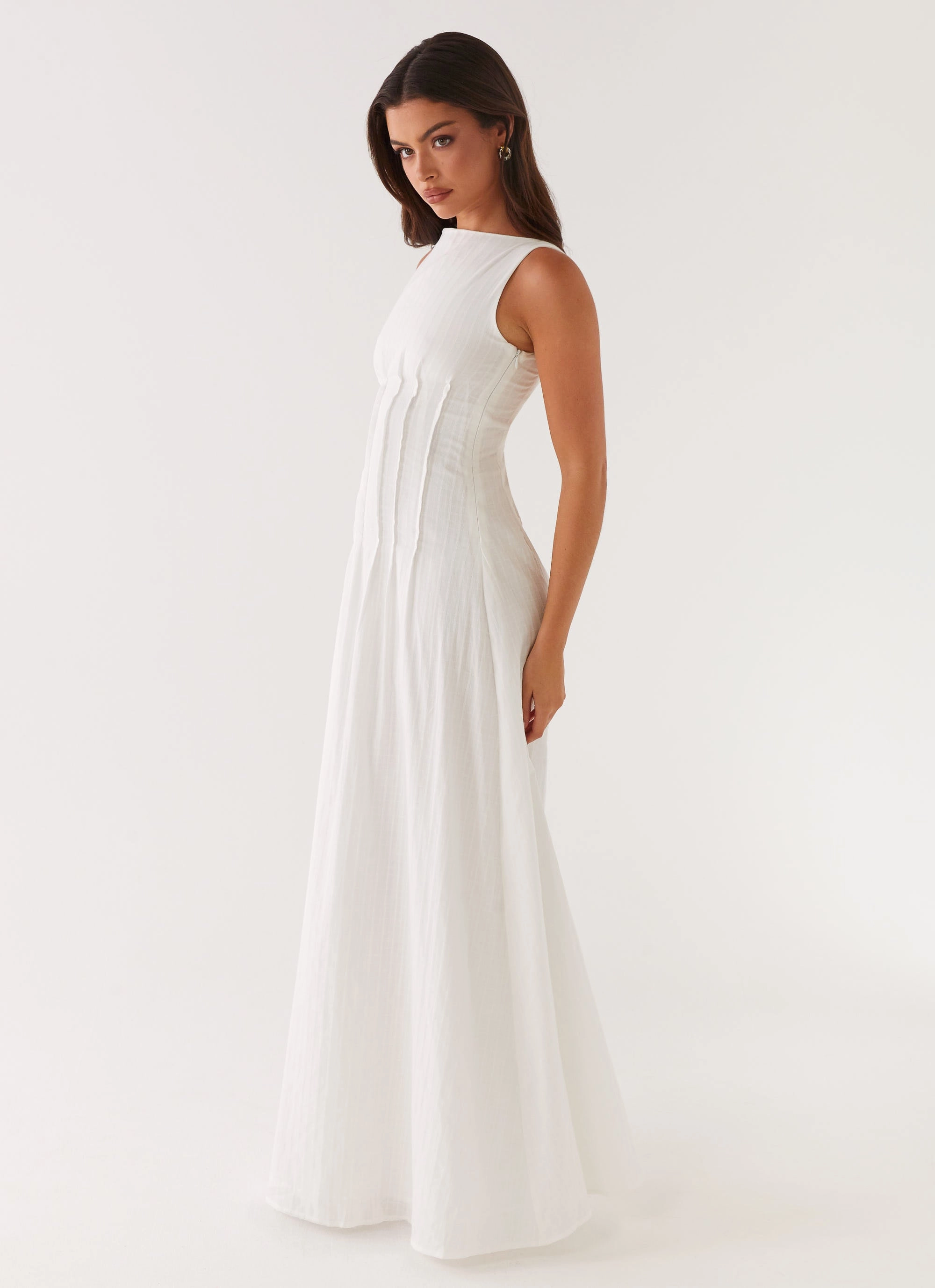 Cozy Vibes Maloney Maxi Dress - White