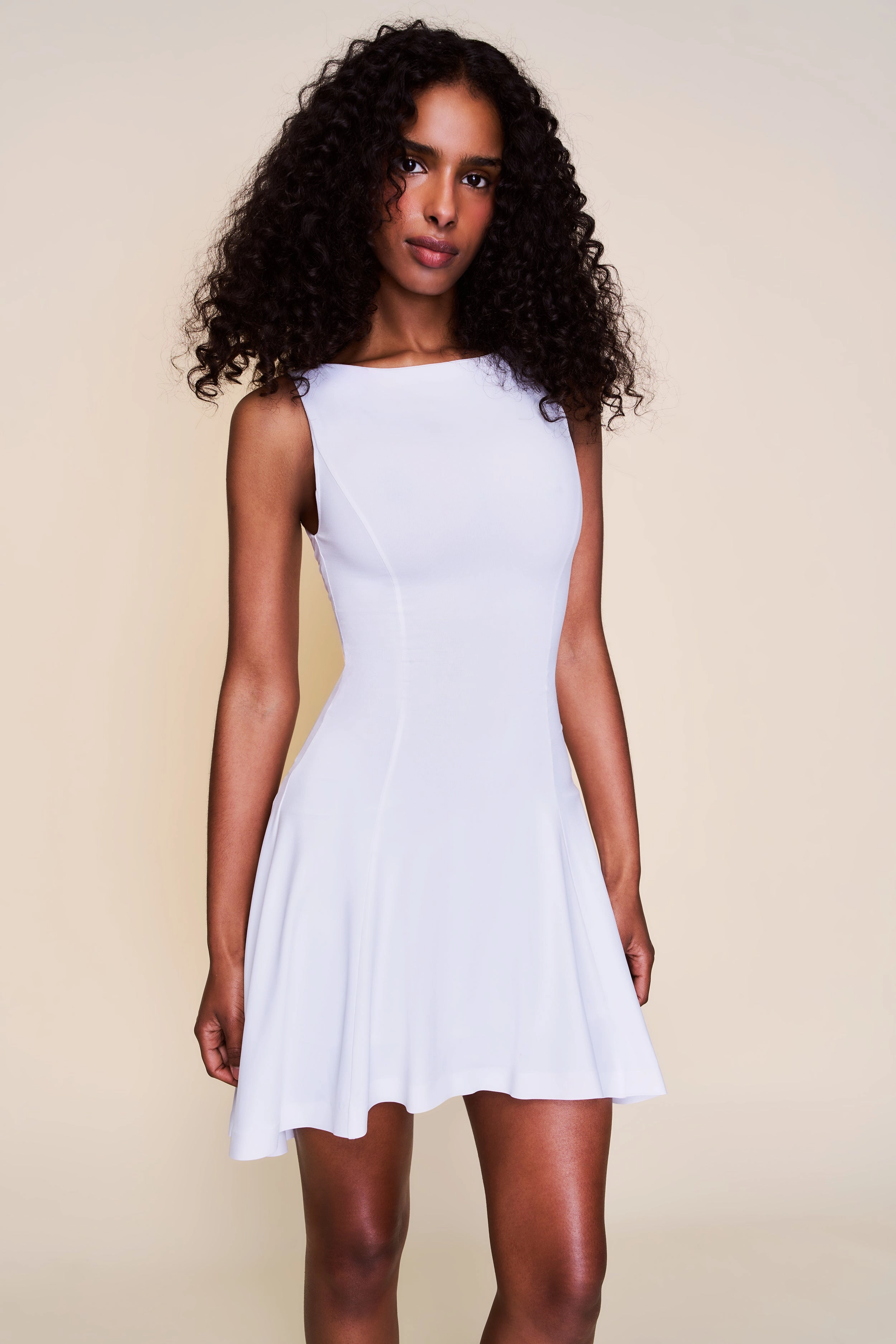 Daye Mini Dress Dreamy Layers Slit-Hem