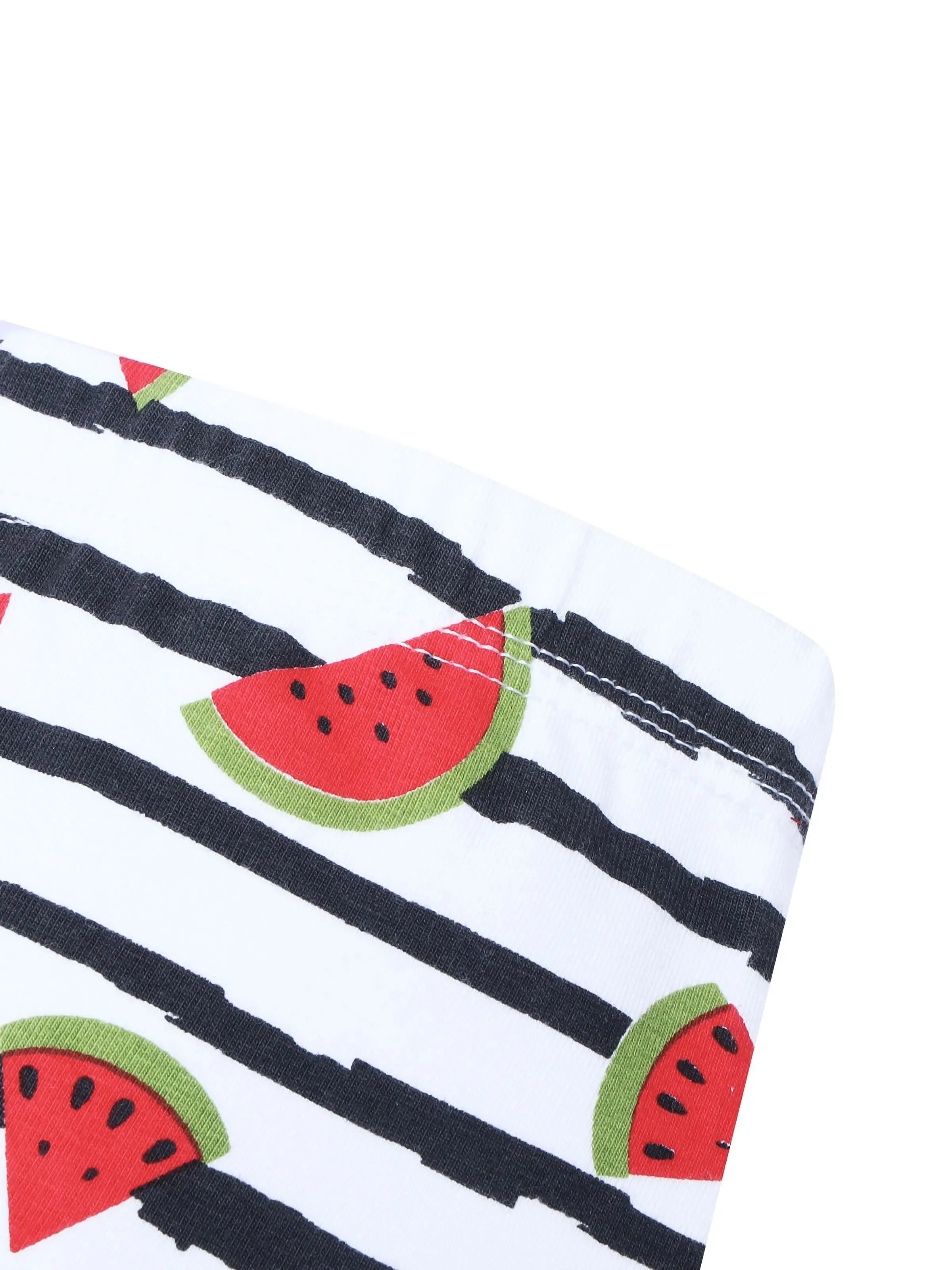 D’CHICA COTTON CYCLING SHORTS | RED WATERMELON PRINT TIGHTS
