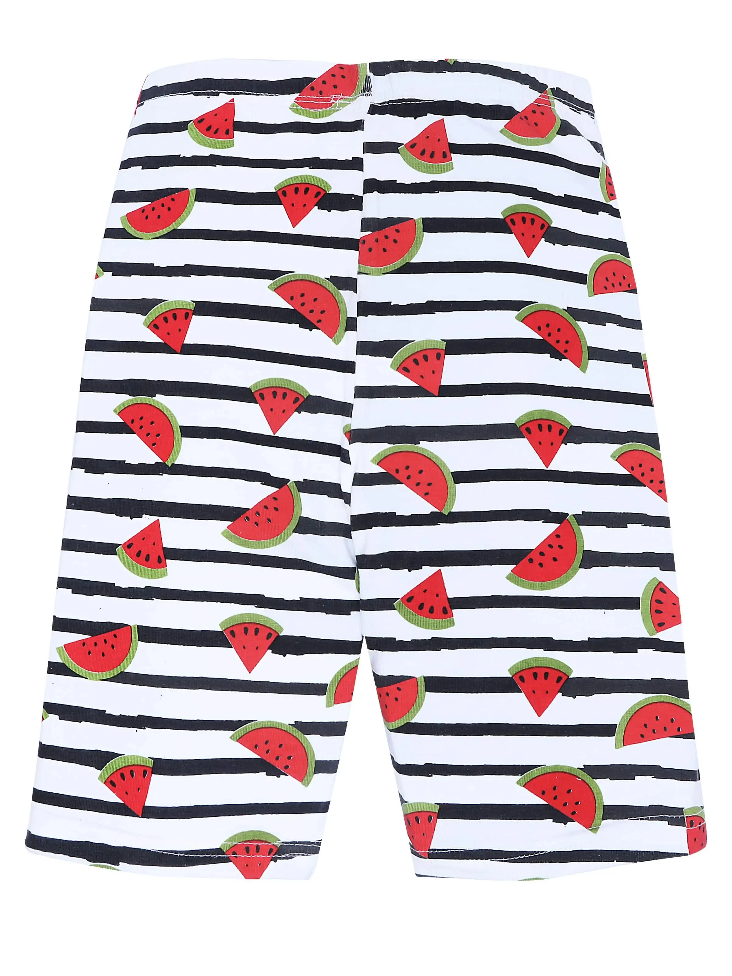 D’CHICA COTTON CYCLING SHORTS | RED WATERMELON PRINT TIGHTS