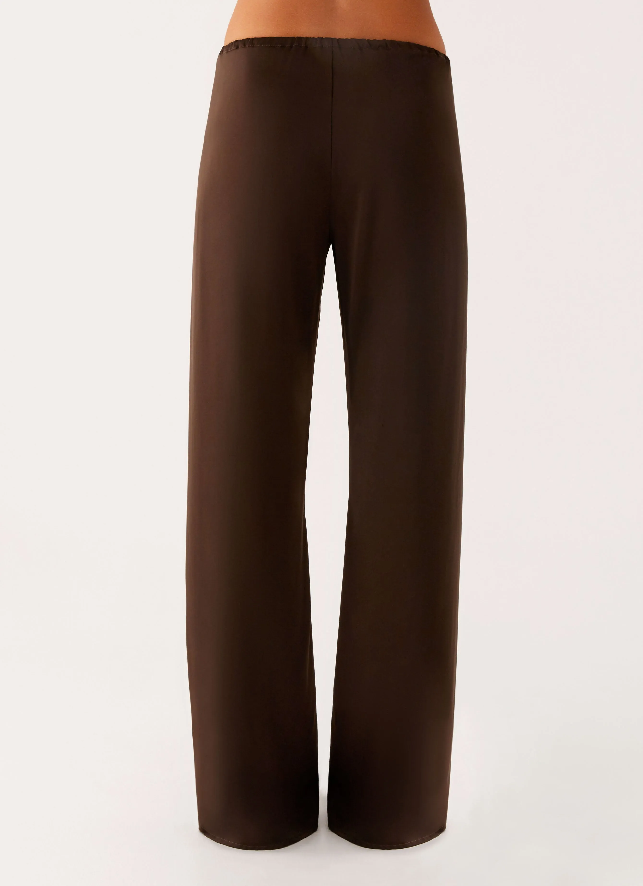 Deacon Low Rise Pants - Chocolate ComfortWaistband Practical Fit