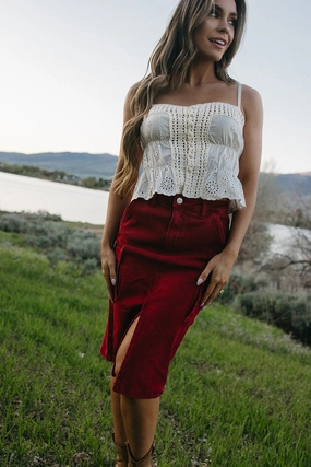 Declaration Days Cargo Skirt Tonal Look Built In Shorts