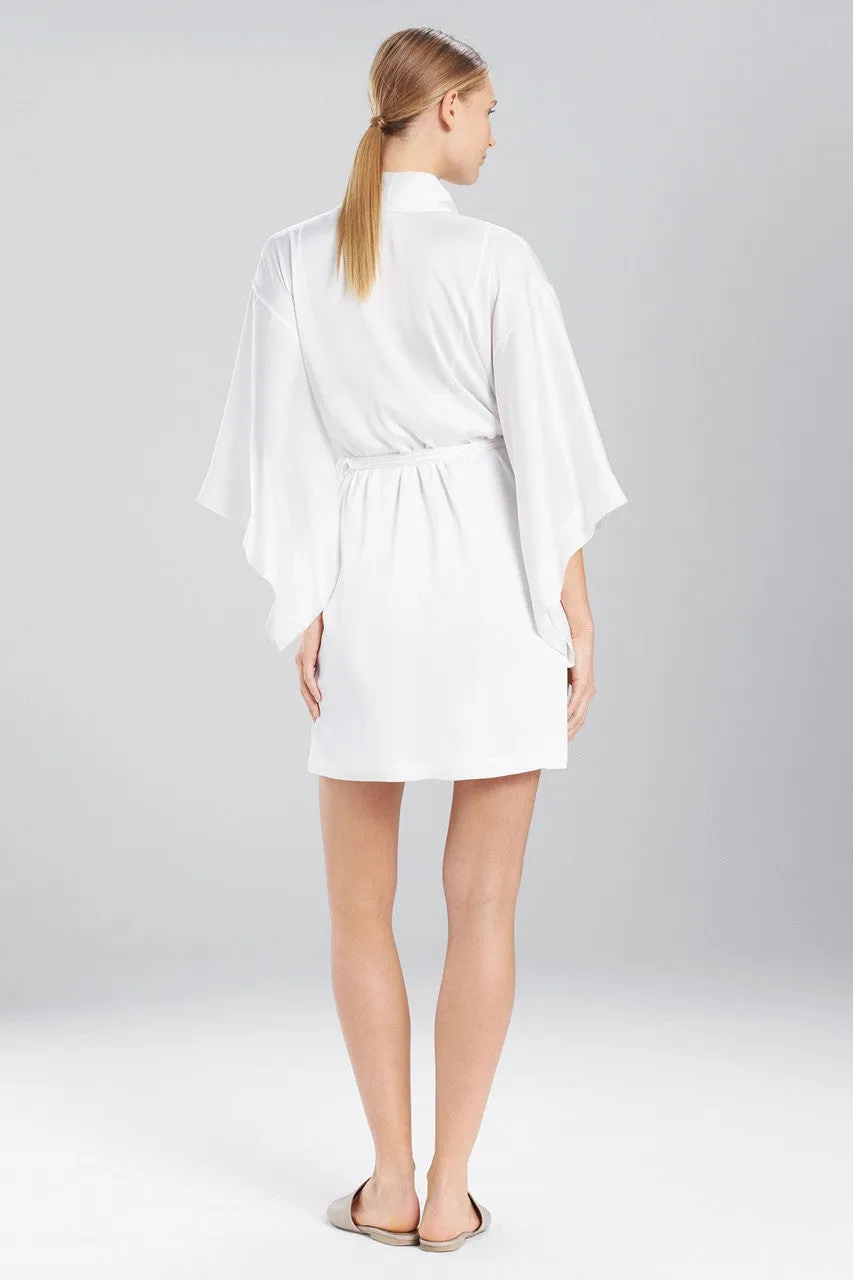 Deco Feathers Satin Robe