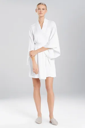 Deco Feathers Satin Robe