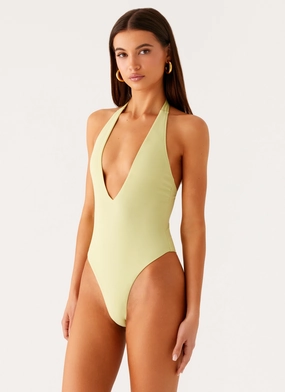 Delia One Piece Swimsuit - Lime Holiday Ready Relaxing Moments