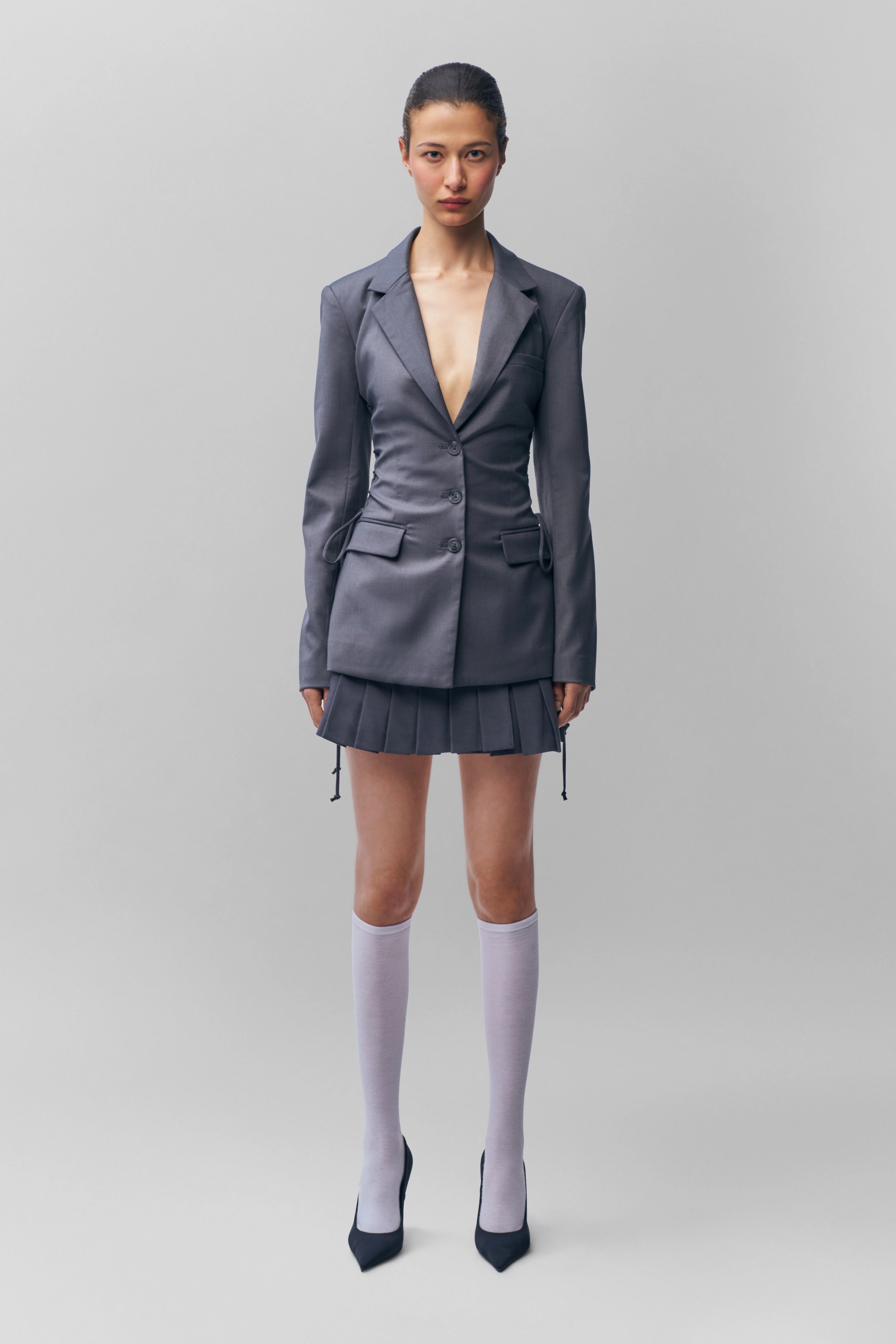Delila Blazer Flexible Hem Adjustment