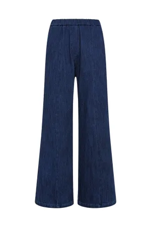 Contemporary Fit Affordable Neutral Holiday Vibes Denim Palazzo Pants