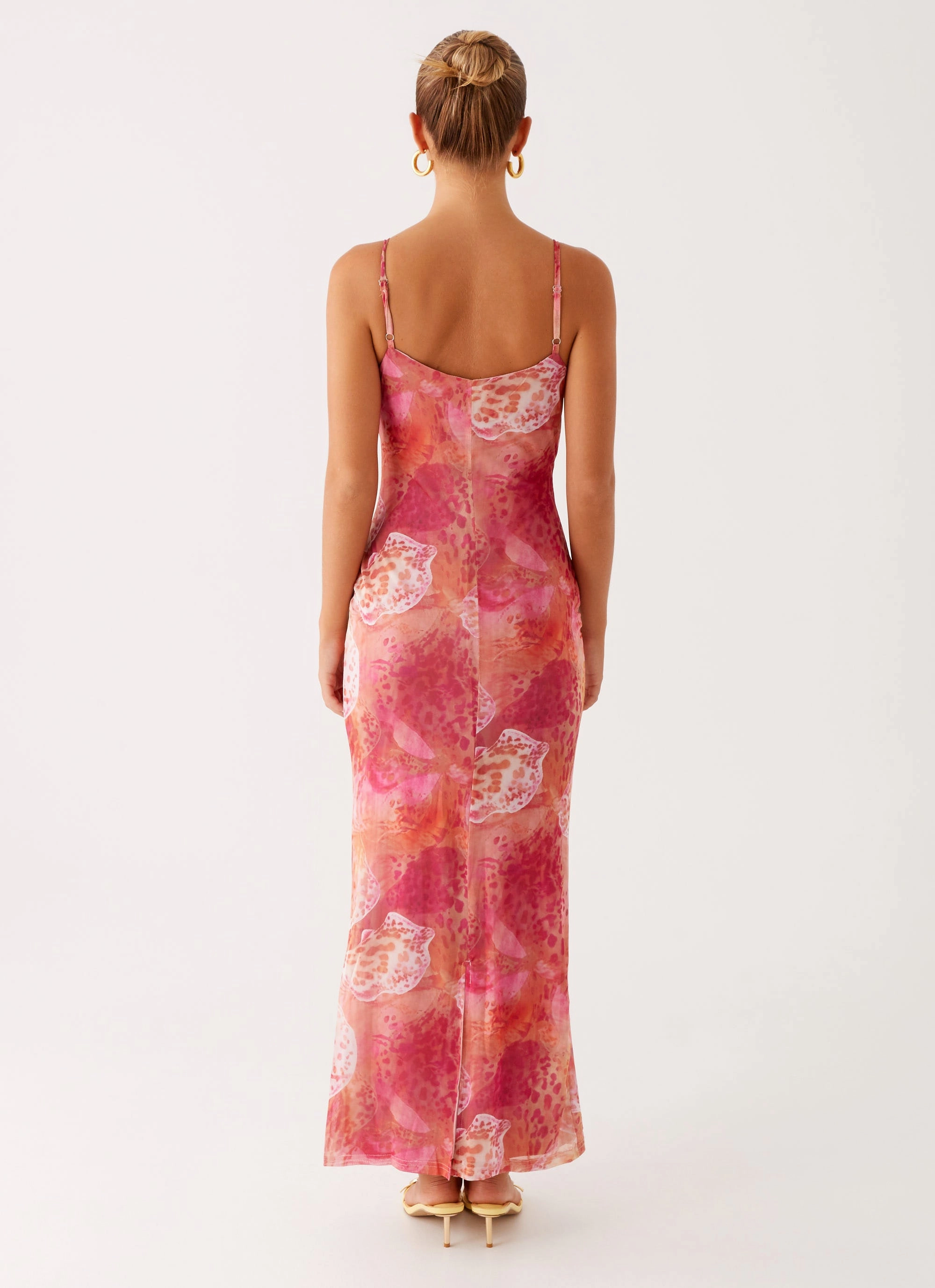 Kasey Midi Dress - Flamingo Fling museum visit Relaxed Waist Fit