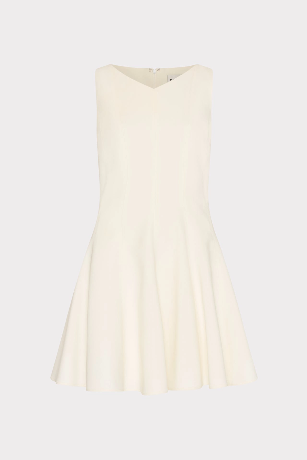 Sleeveless Stretch Cady Fit And Flare Dress Bright Vibe