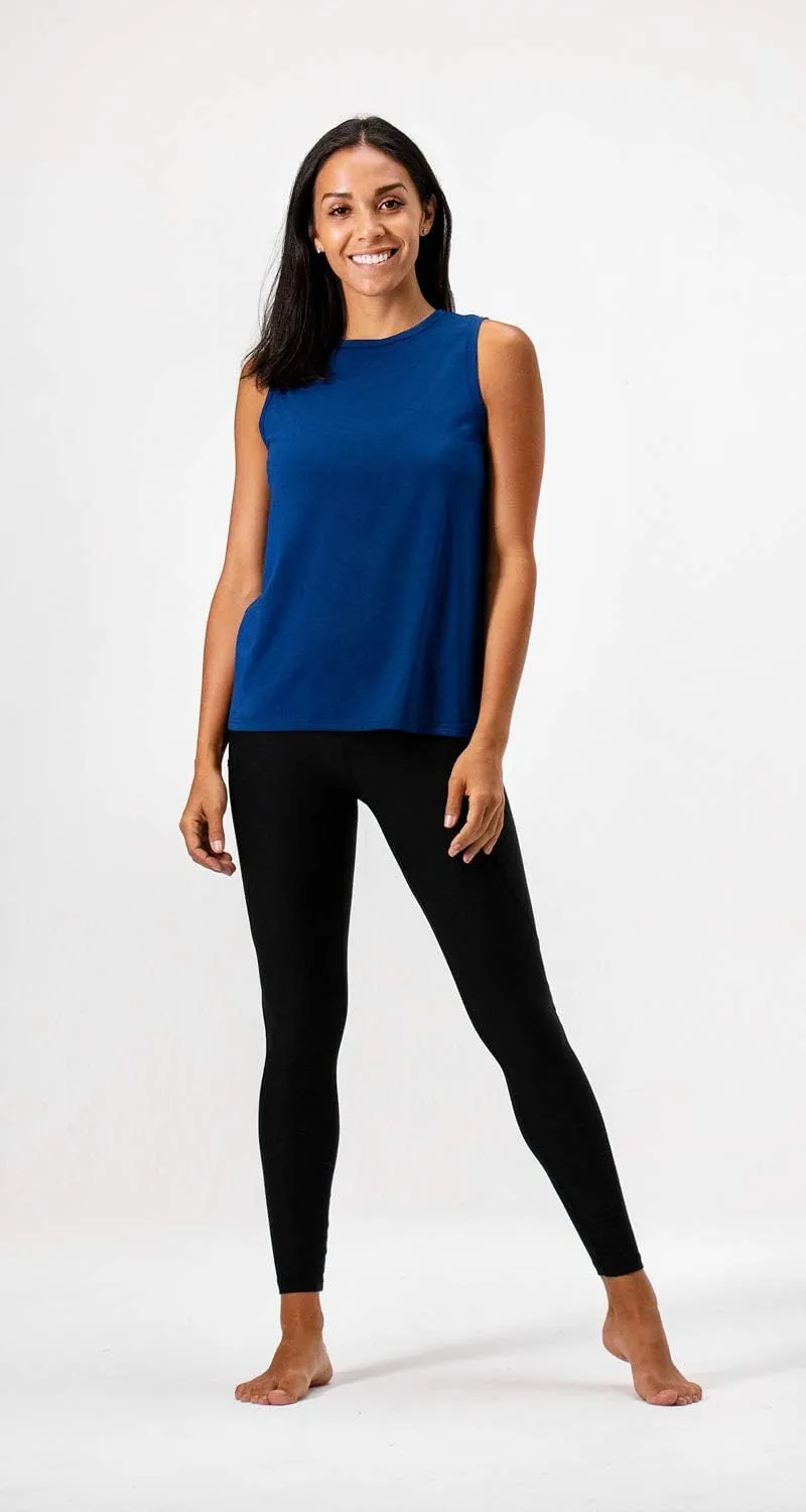 DEVOPS Women's 2 Pack Stretch Cotton and Modal Classic-Fit Short-Sleeve Crewneck T-Shirt