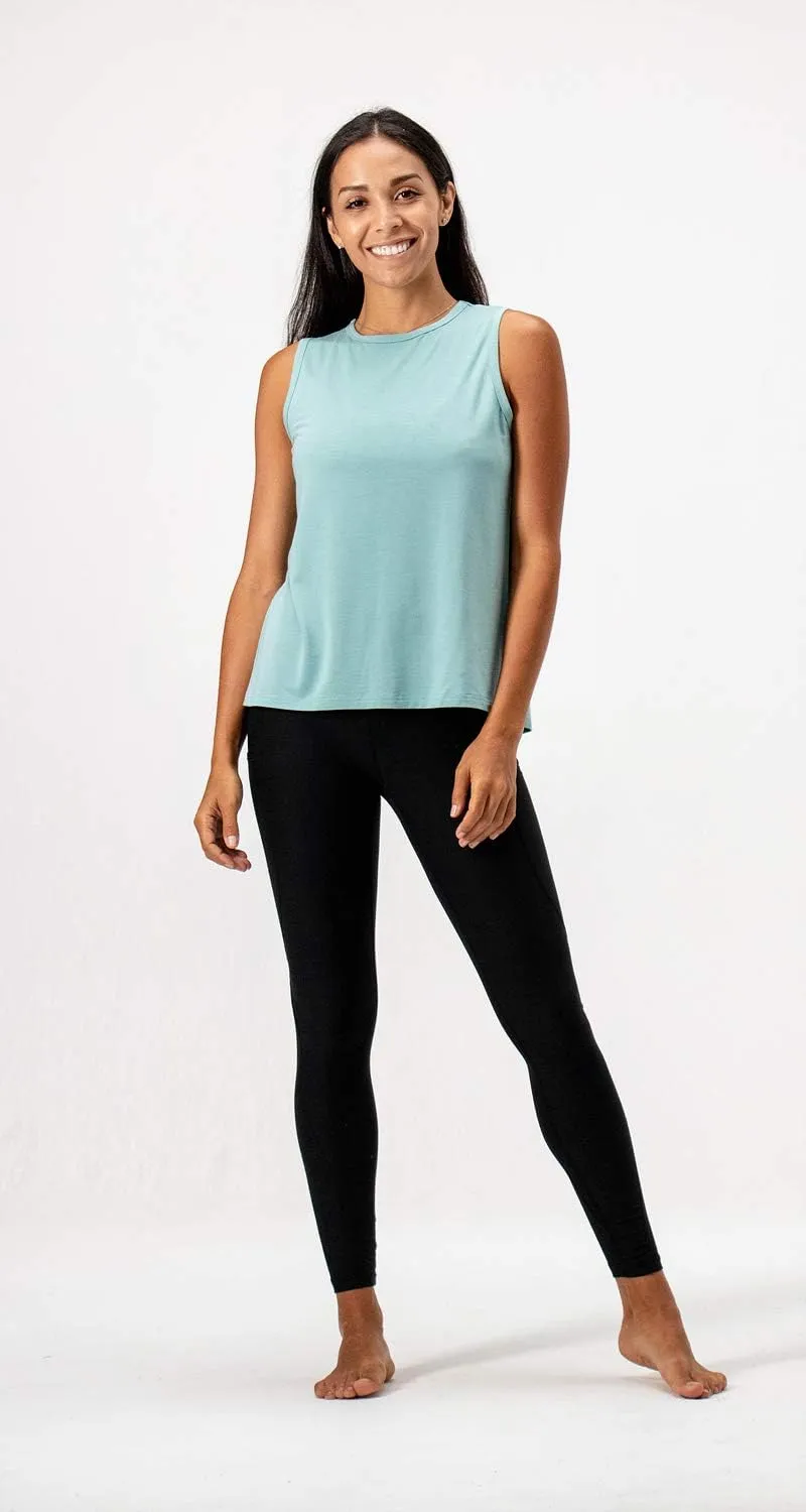 DEVOPS Women's 2 Pack Stretch Cotton and Modal Classic-Fit Short-Sleeve Crewneck T-Shirt