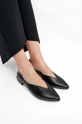 Stretch Blouse Soft Blended Fabric Devyn Flats