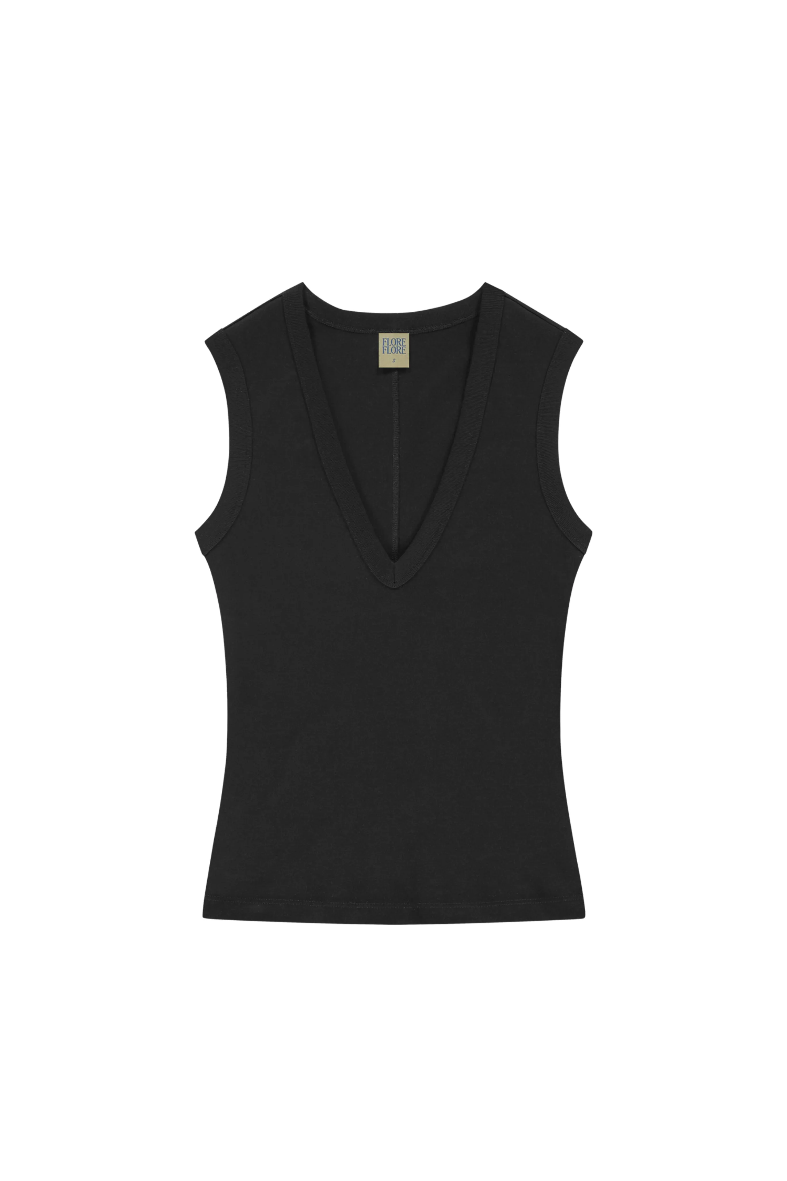 LayeredCollar Versatile Shirt Dewi Tank in Black