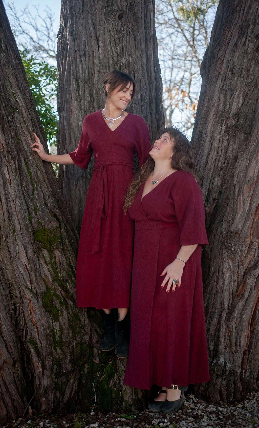 Diana Dress in Ruby Checker Radiant Mood Casual Must-Have