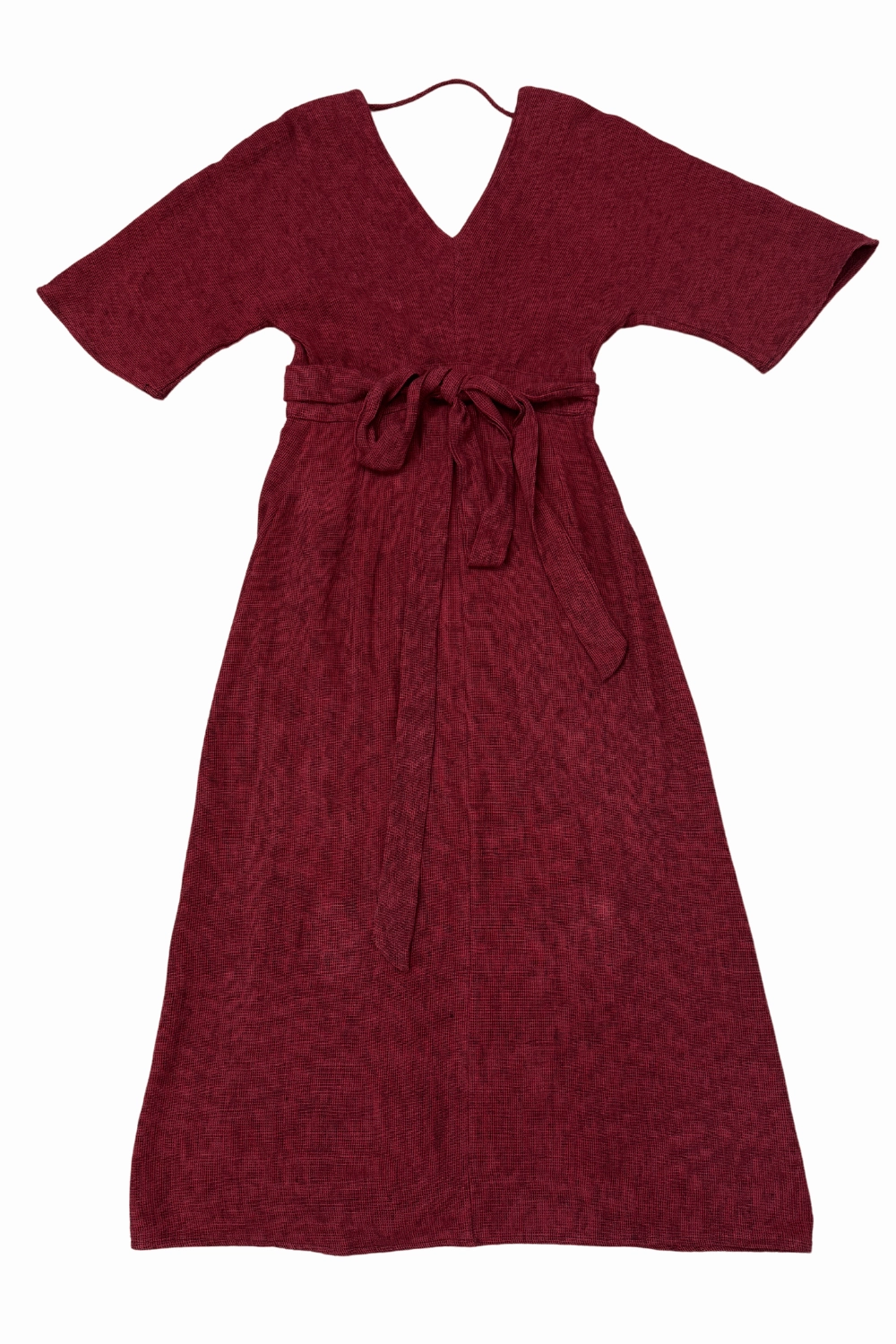 Diana Dress in Ruby Checker Shine Skin Fitted Look