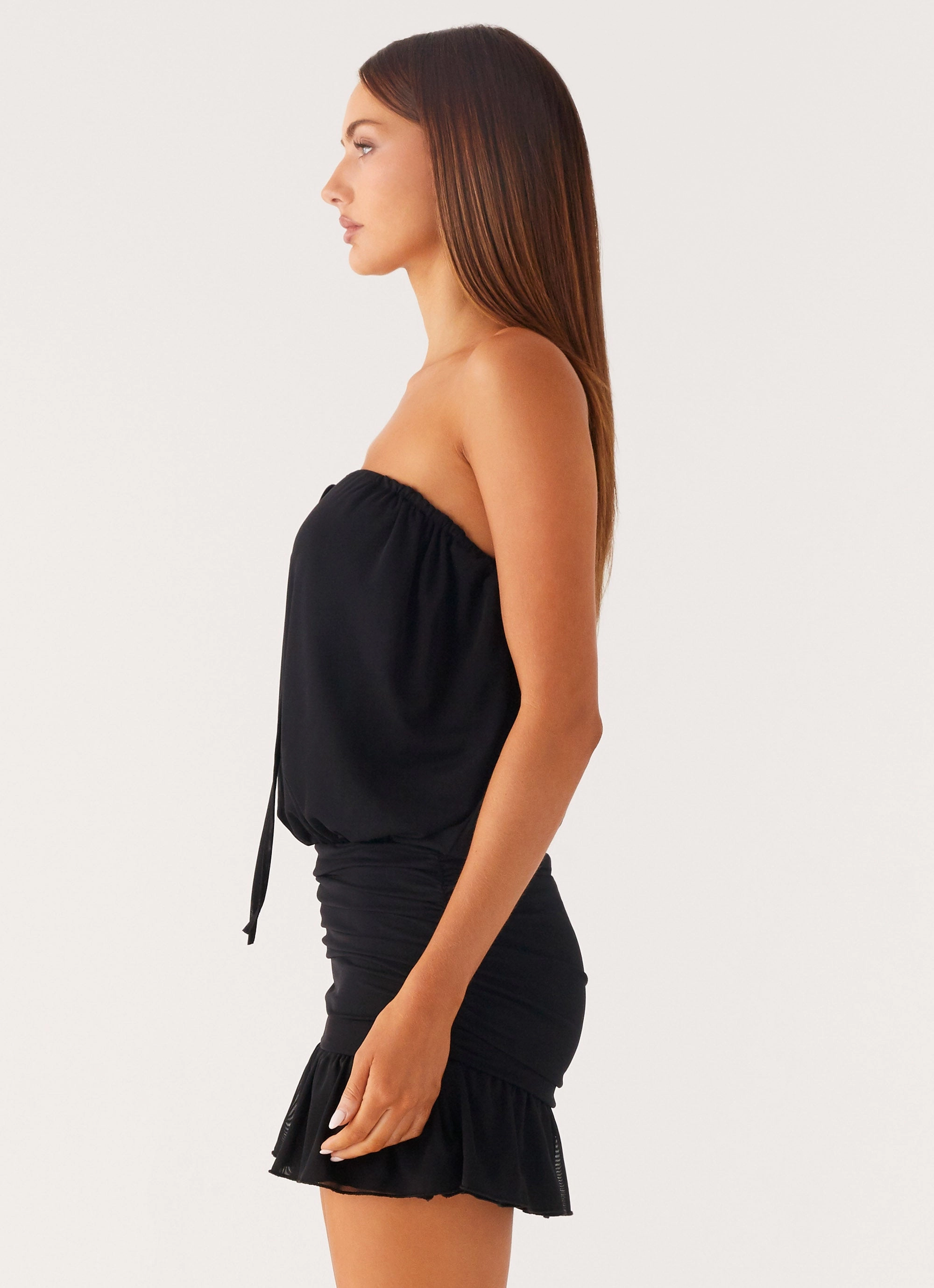 Only A Dream Strapless Mini Dress - Black Timeless and Comfortable Soft Movement