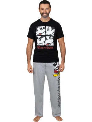 Disney Men's Classic Mickey Mouse Pajama T-Shirt Sleepwear, True Original